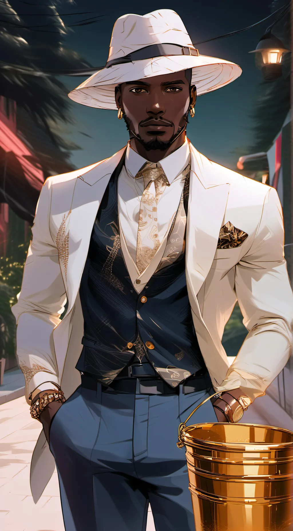 ai character: Mike  background