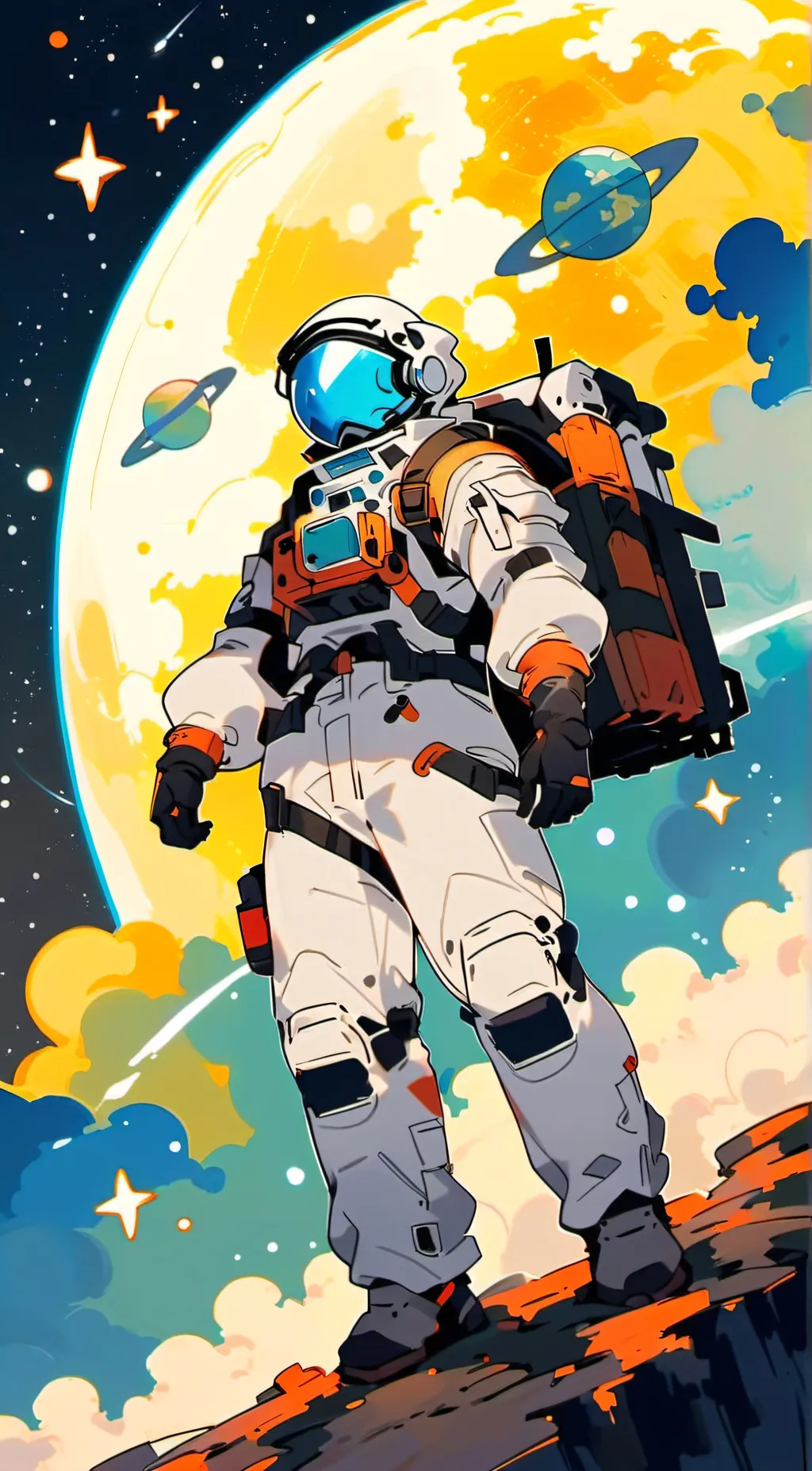 ai character: The among us crew background