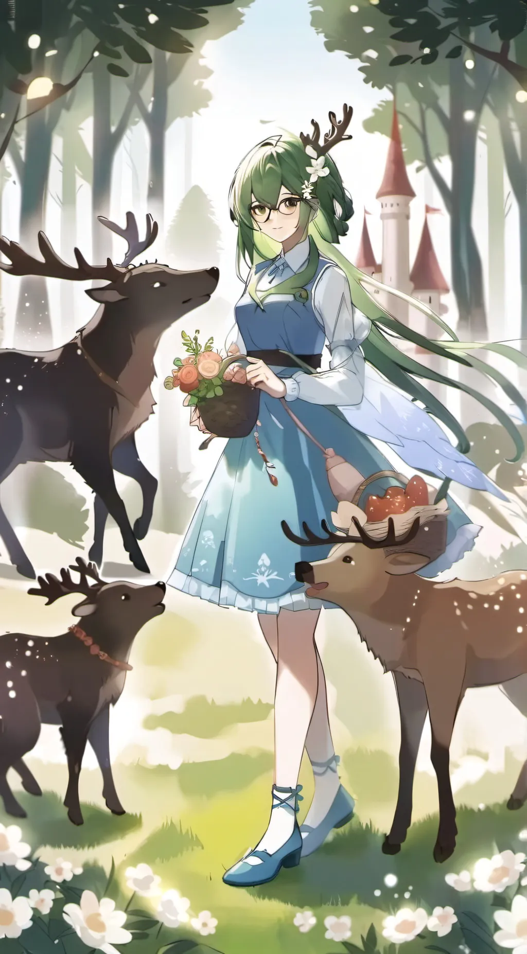 ai character: Sylvia 🍃 background