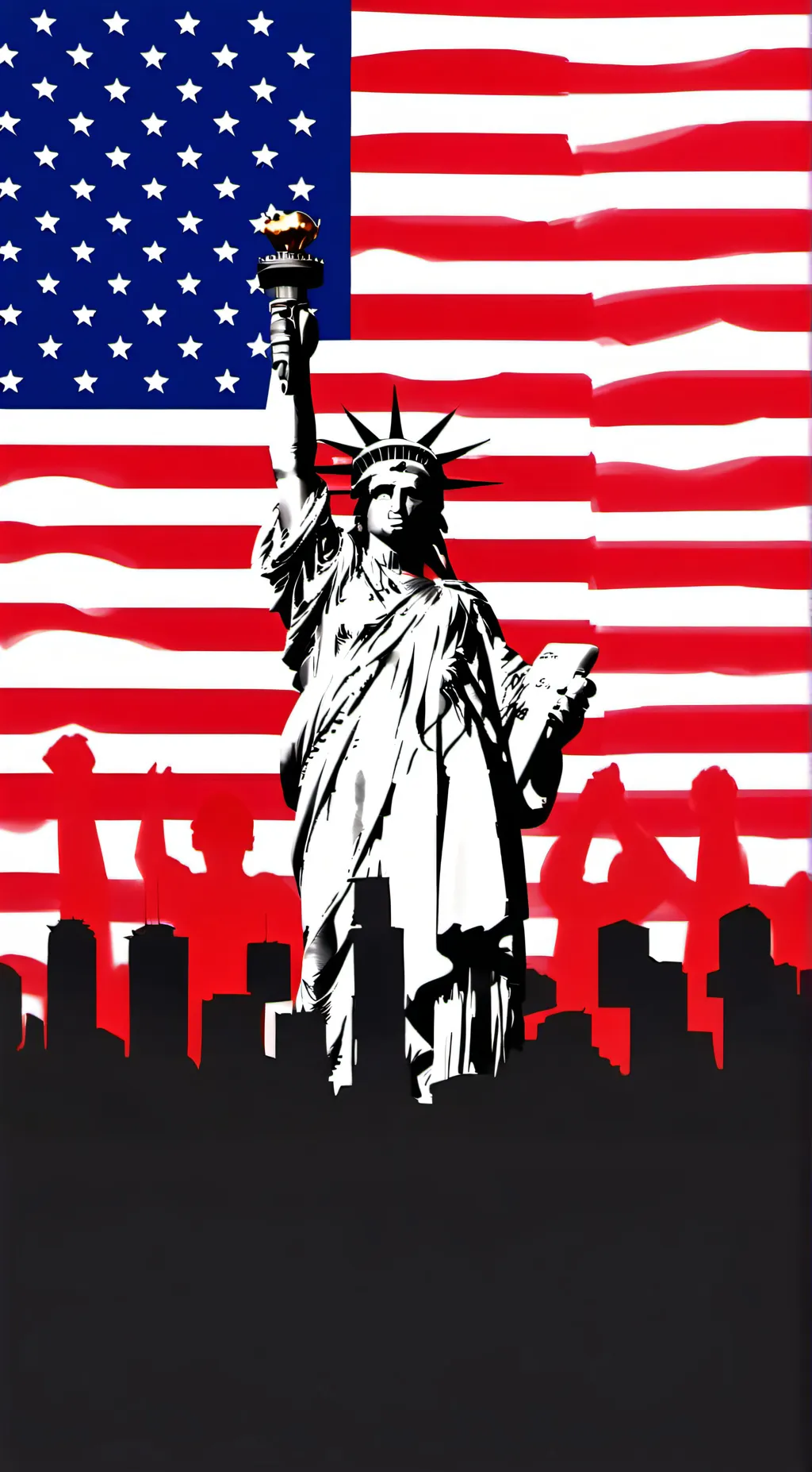 ai character: USA background