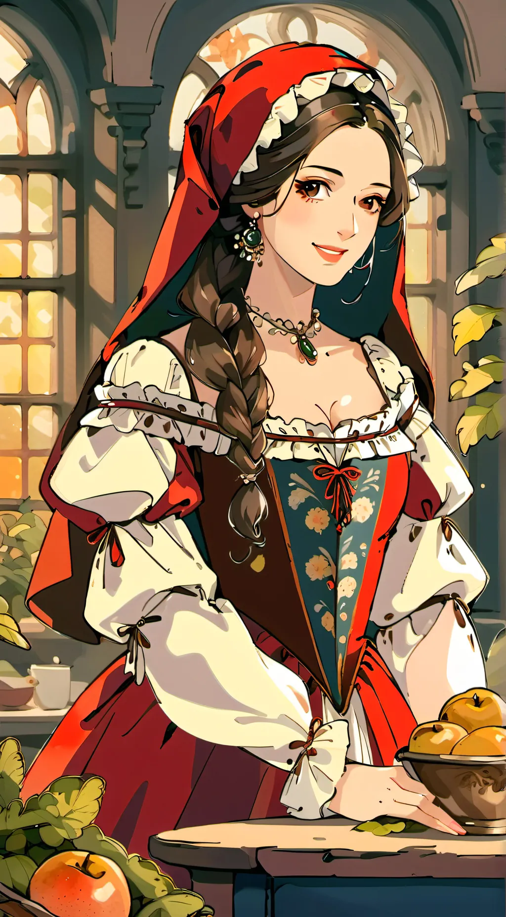 ai character: Anne Boleyn  background