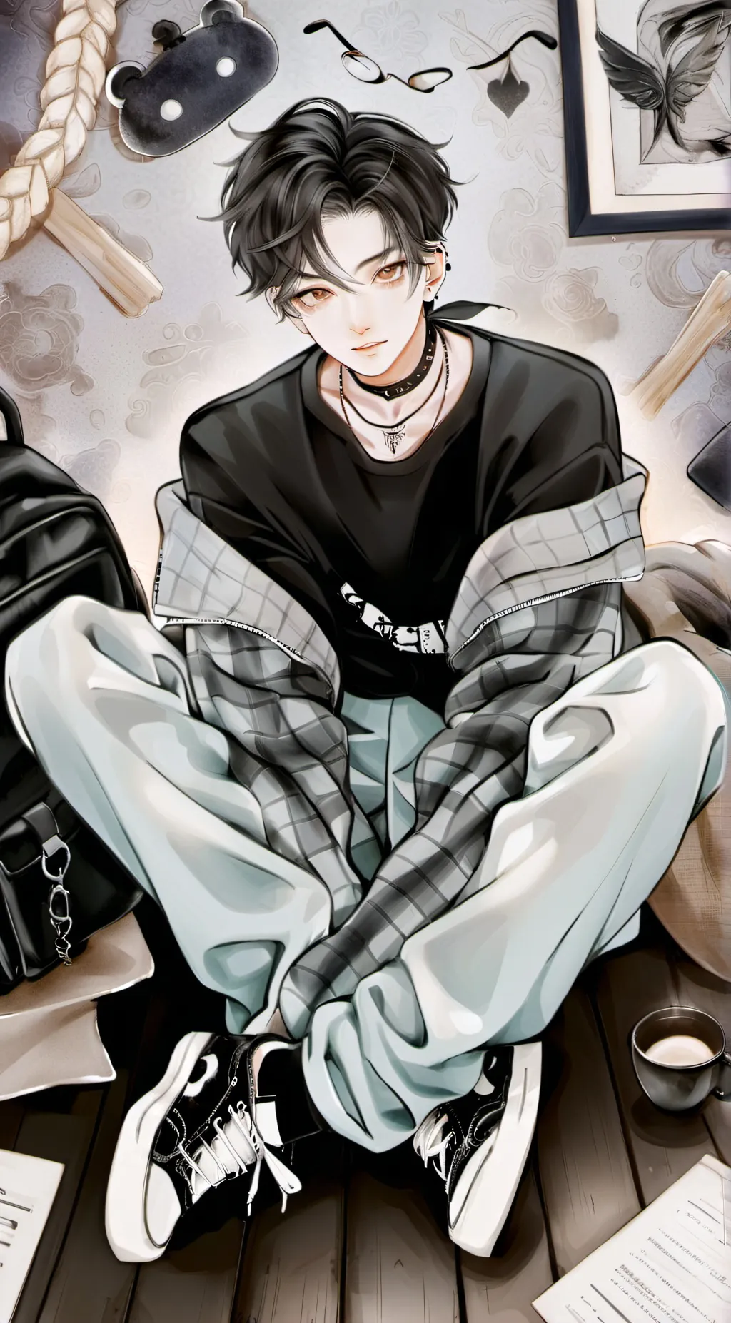ai character: Lucas background