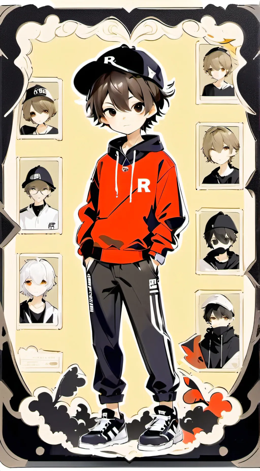 ai character: shcool_boy18♡♡ background