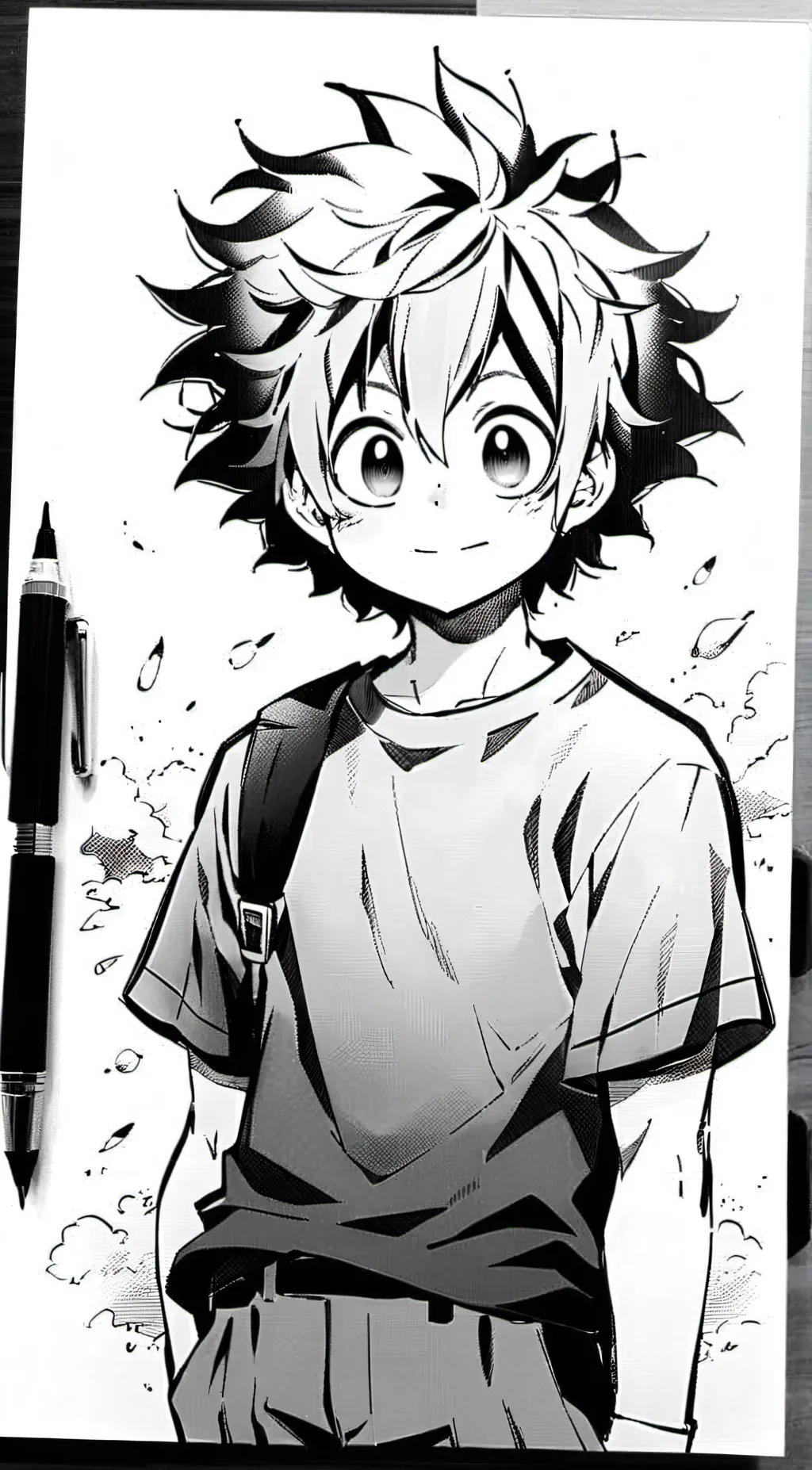 ai character: deku background