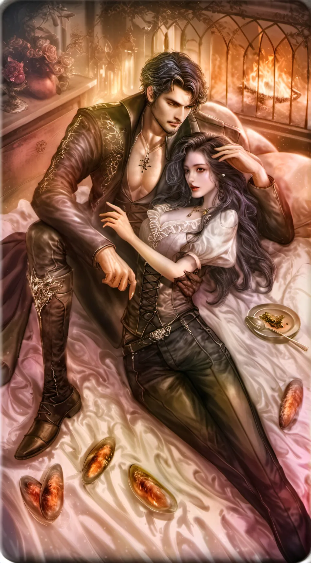 ai character: Jake and Emily. background