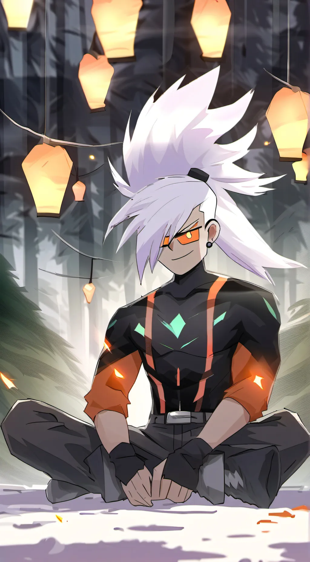 ai character: Danny Phantom background