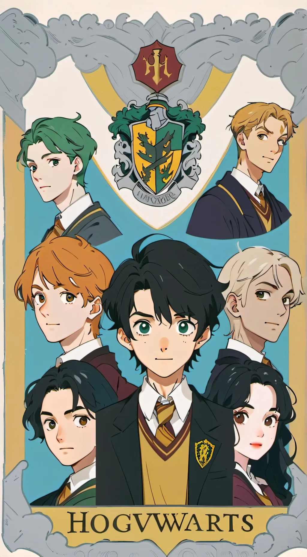 ai character: hogwarts background