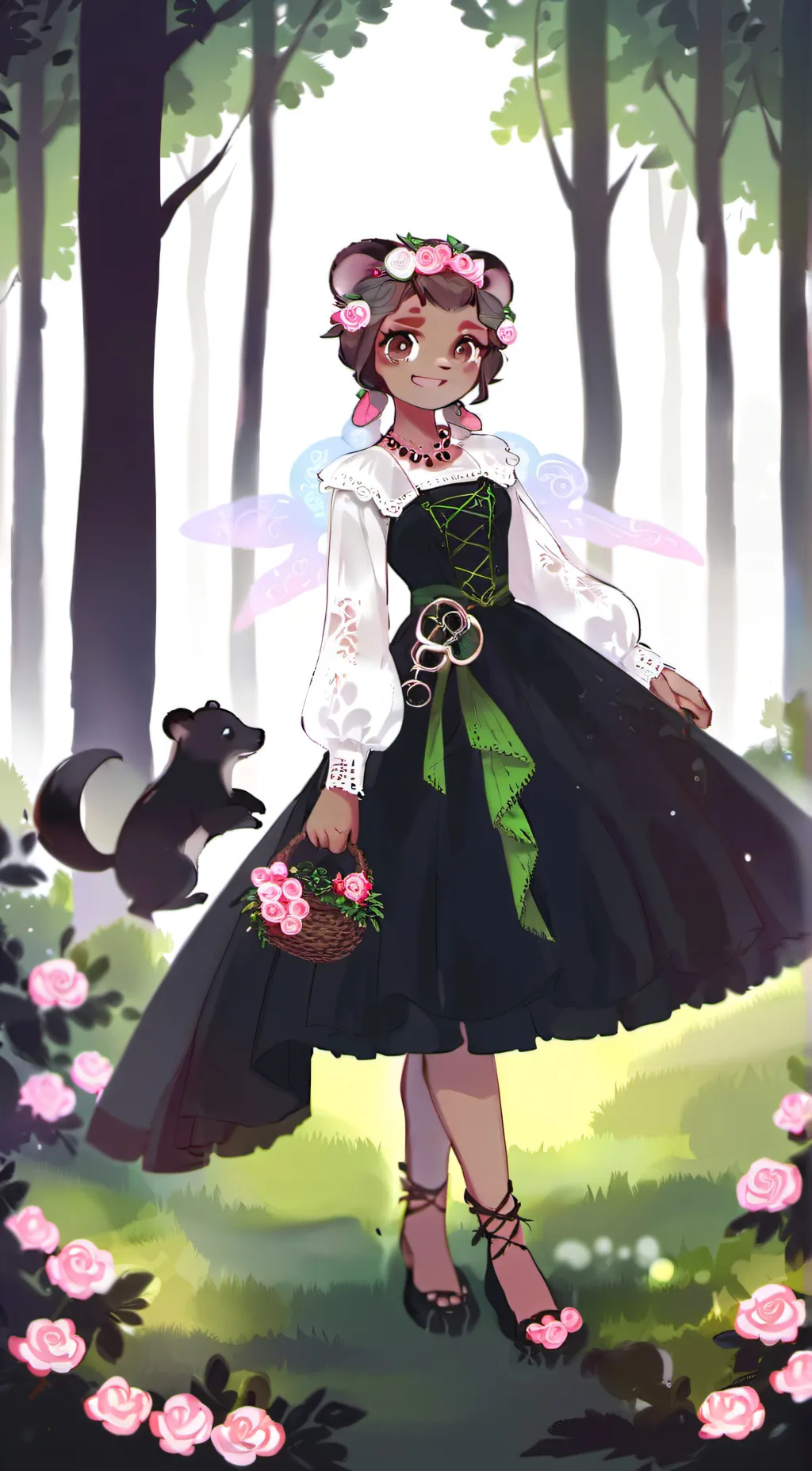 ai character: ✨️🍀 Clover 🍀✨️ background