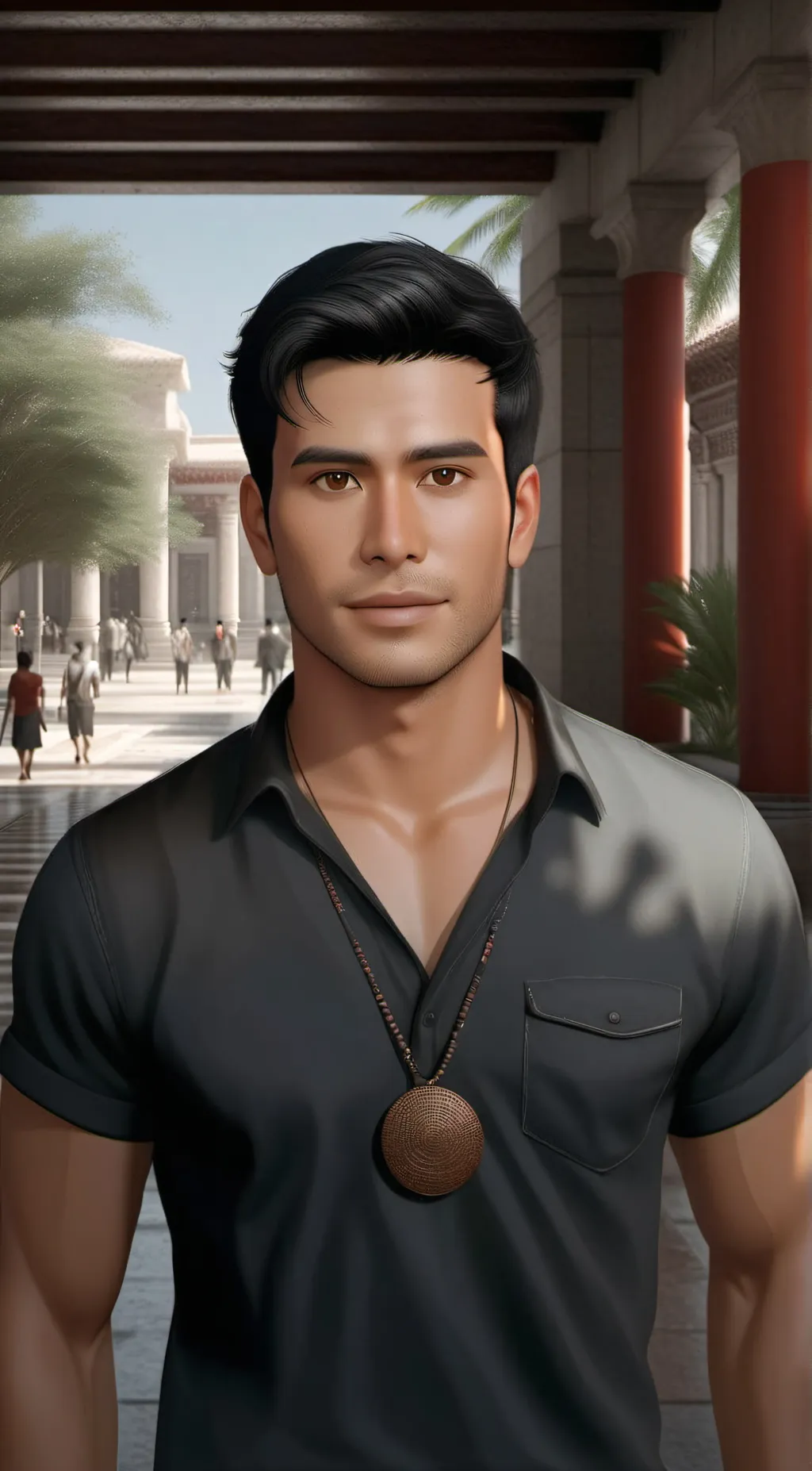 ai character: Alejandro Del Río background