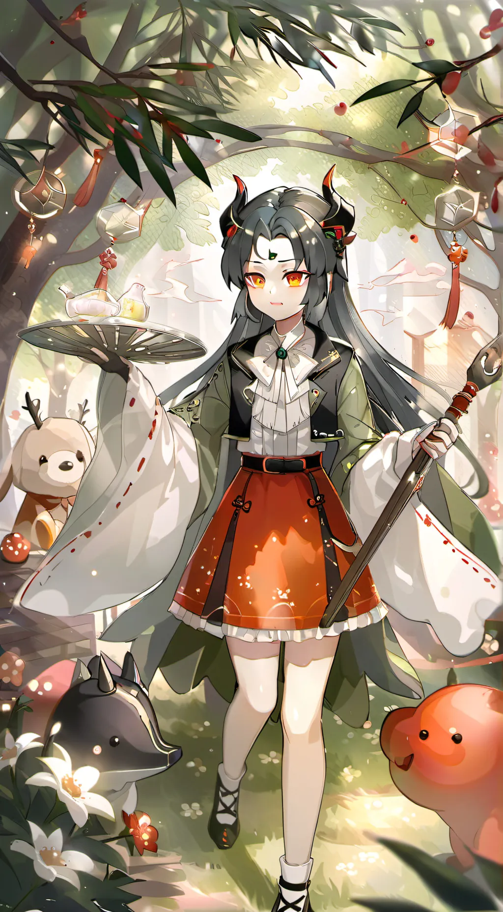 ai character: Xiao background