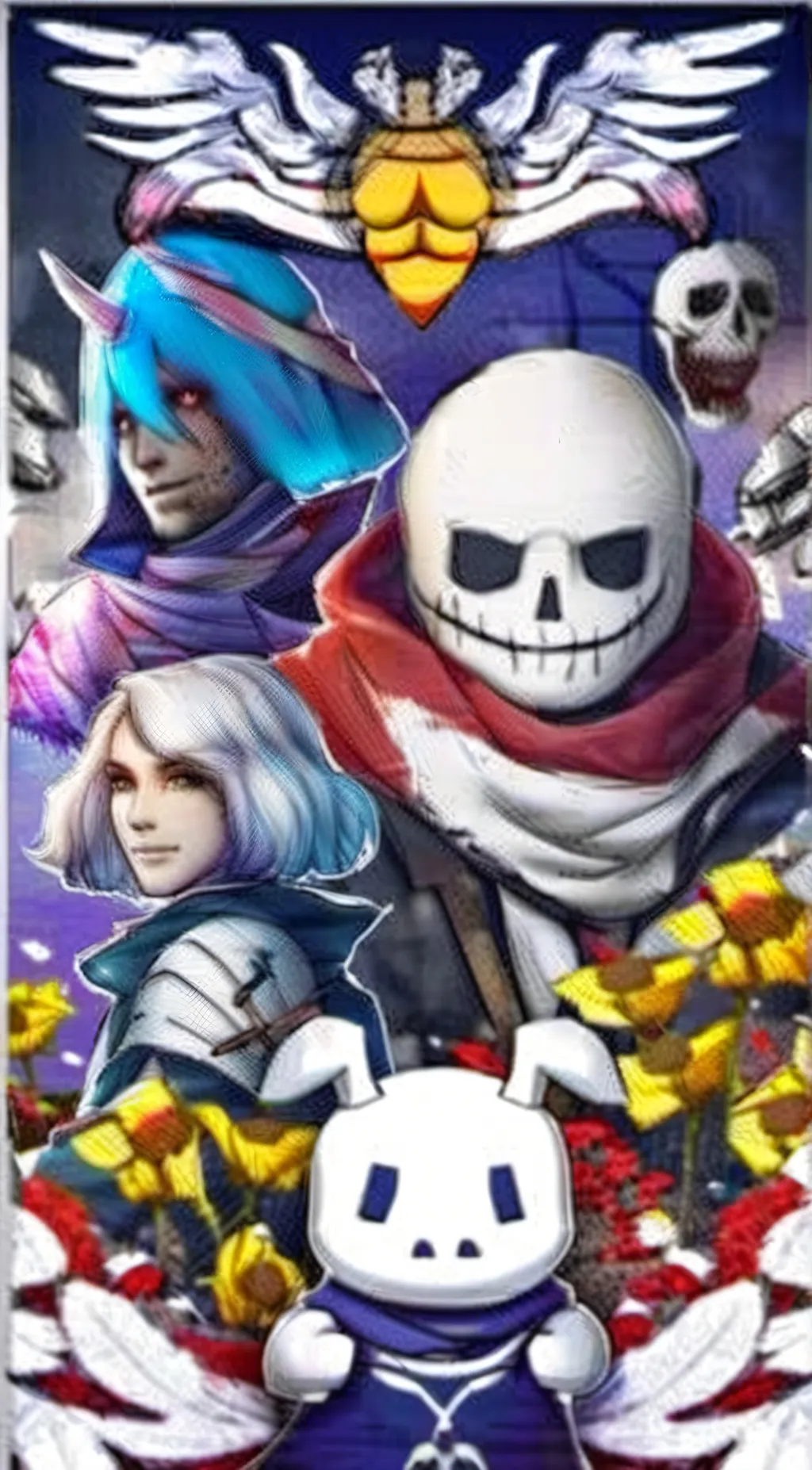 ai character: undertale background