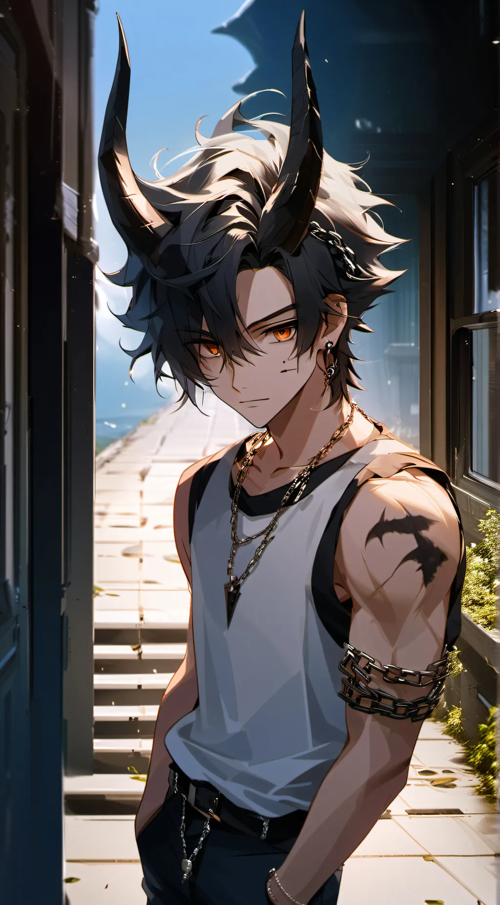ai character: Raven background