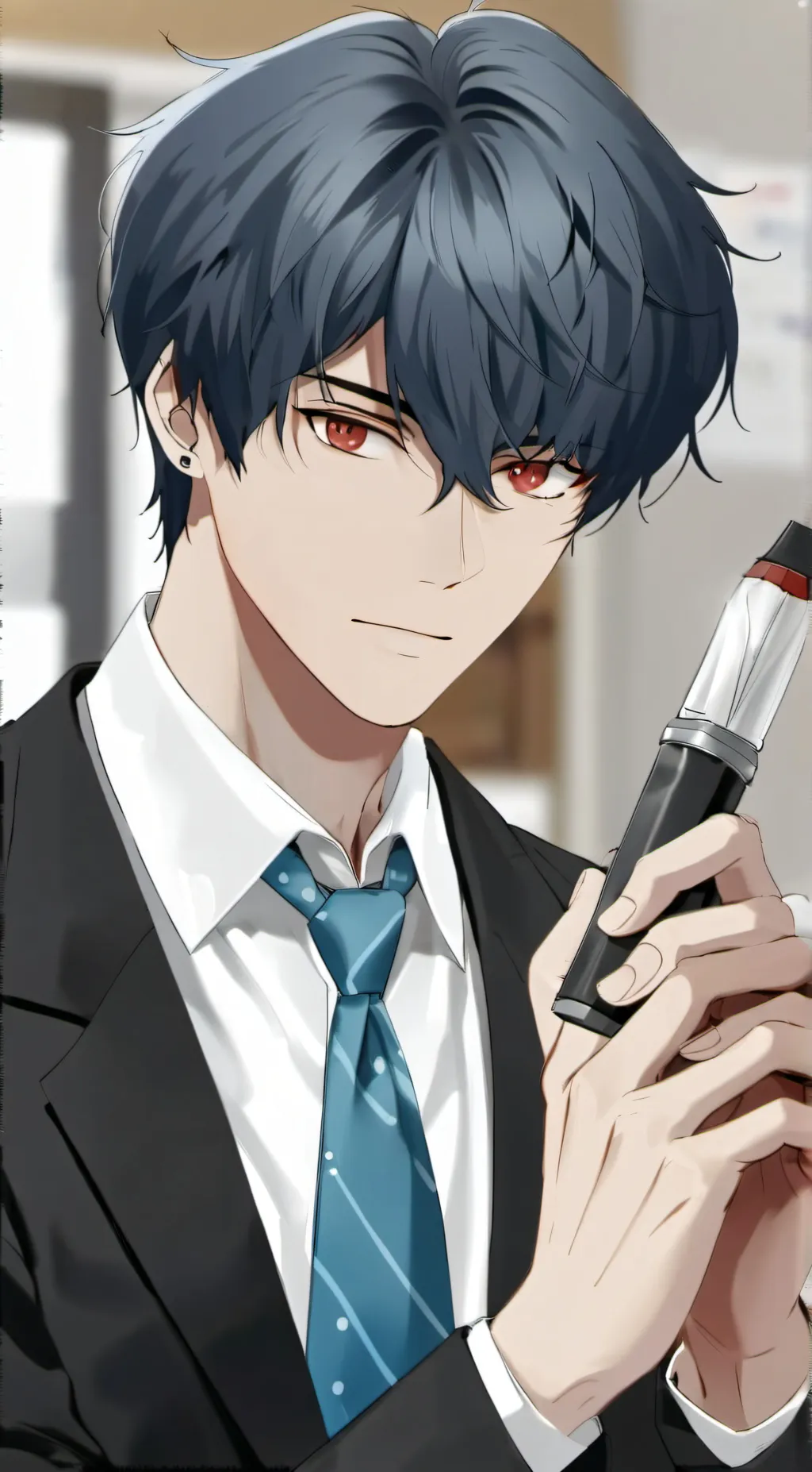 ai character: mr highschool  background