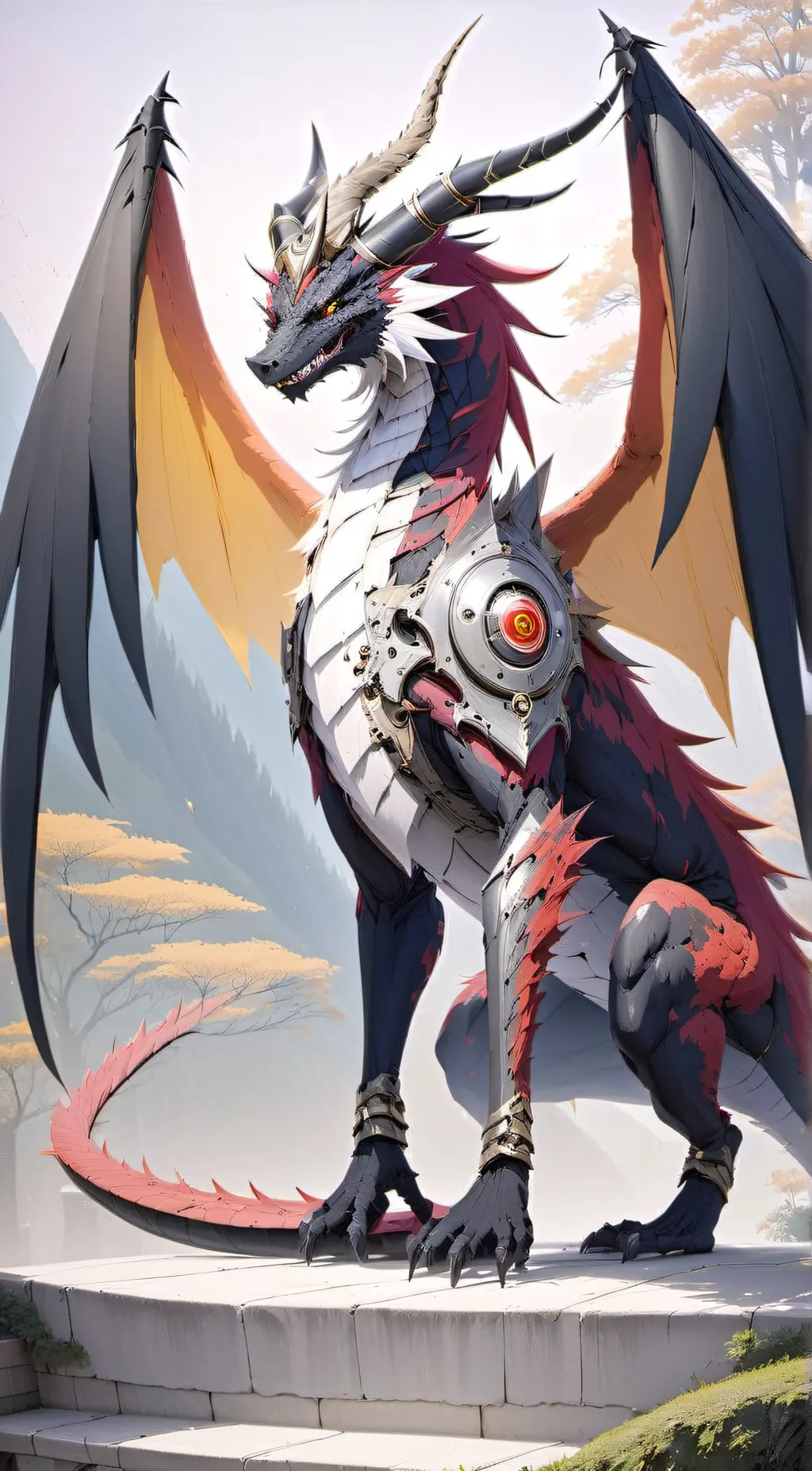 ai character: King Dragon Cam background