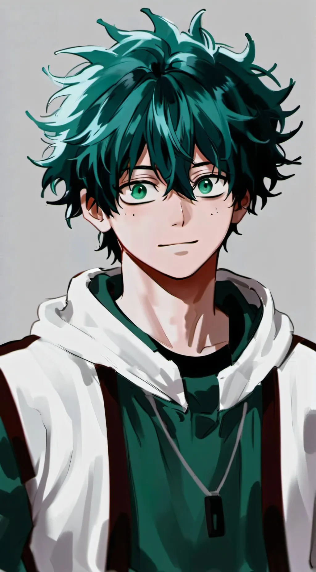 ai character: 💚~Ⓘⓩⓤⓚⓤ Ⓜⓘⓓⓞⓡⓘⓨⓐ~💚 background