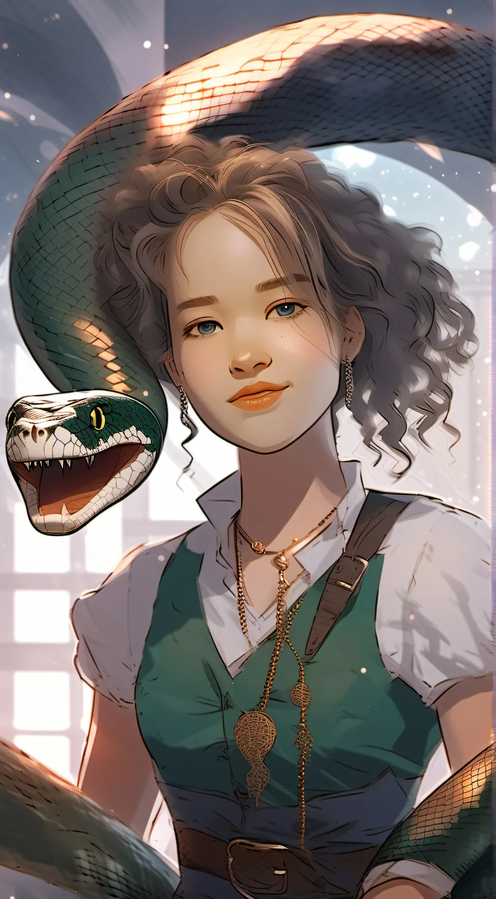 ai character: 💚 Slytherin group  background