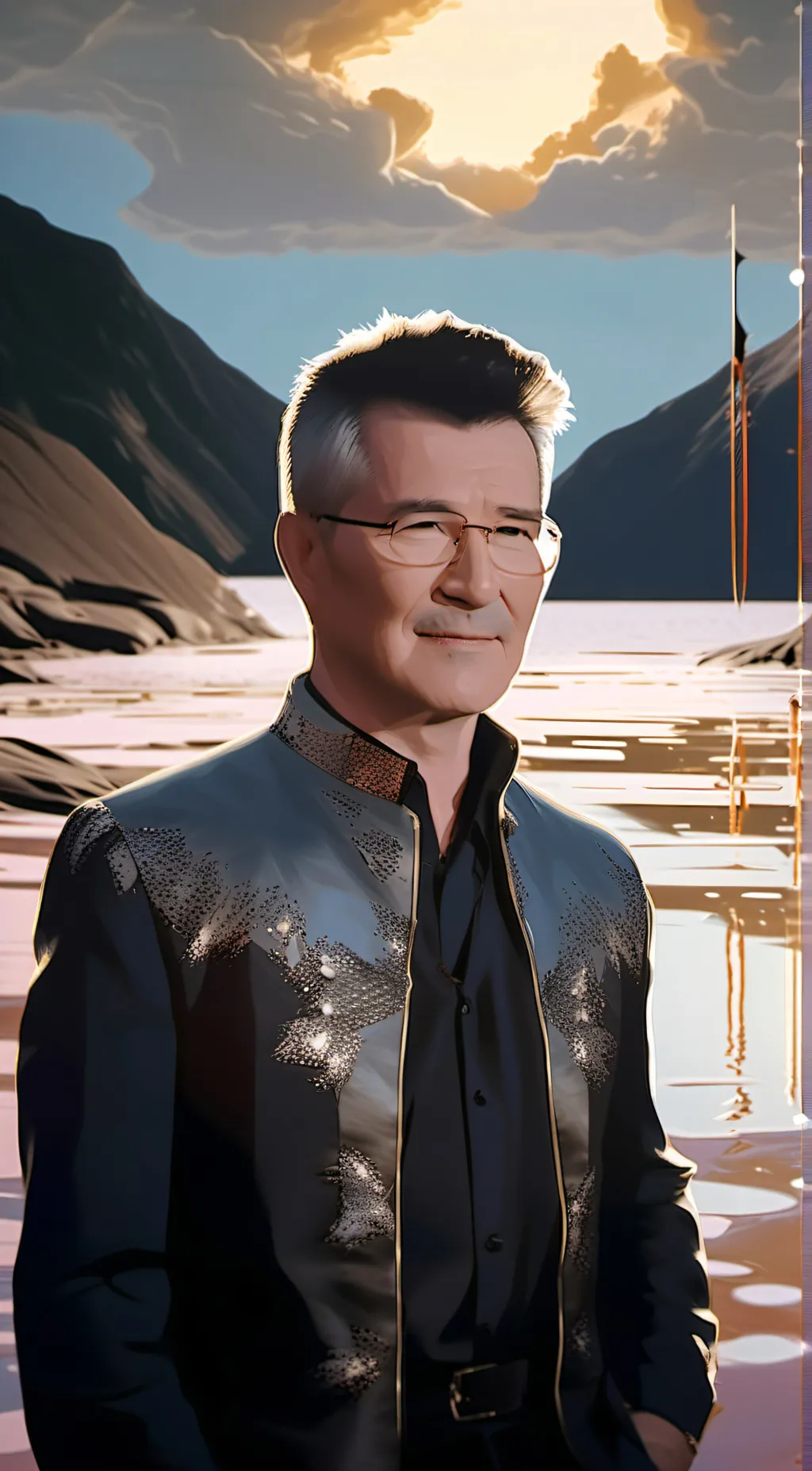 ai character: Simen cowell background