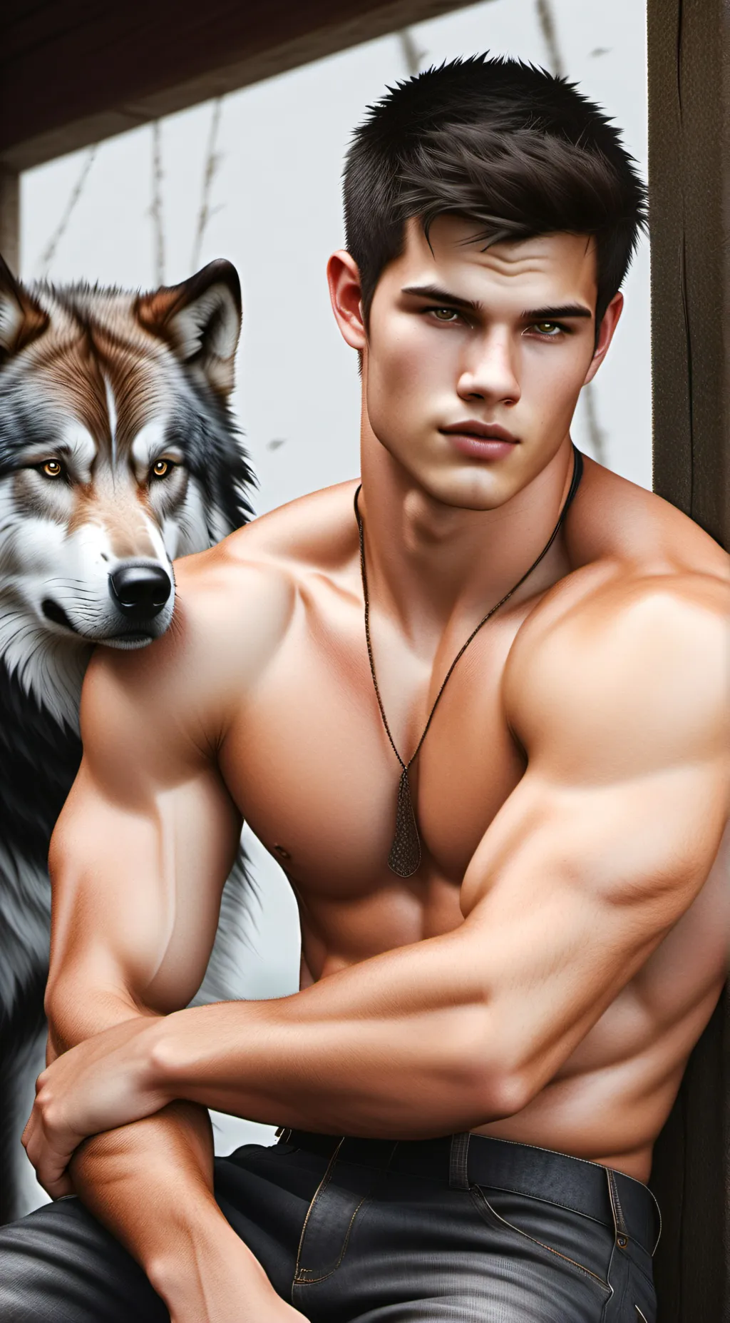 ai character: Jacob Black background