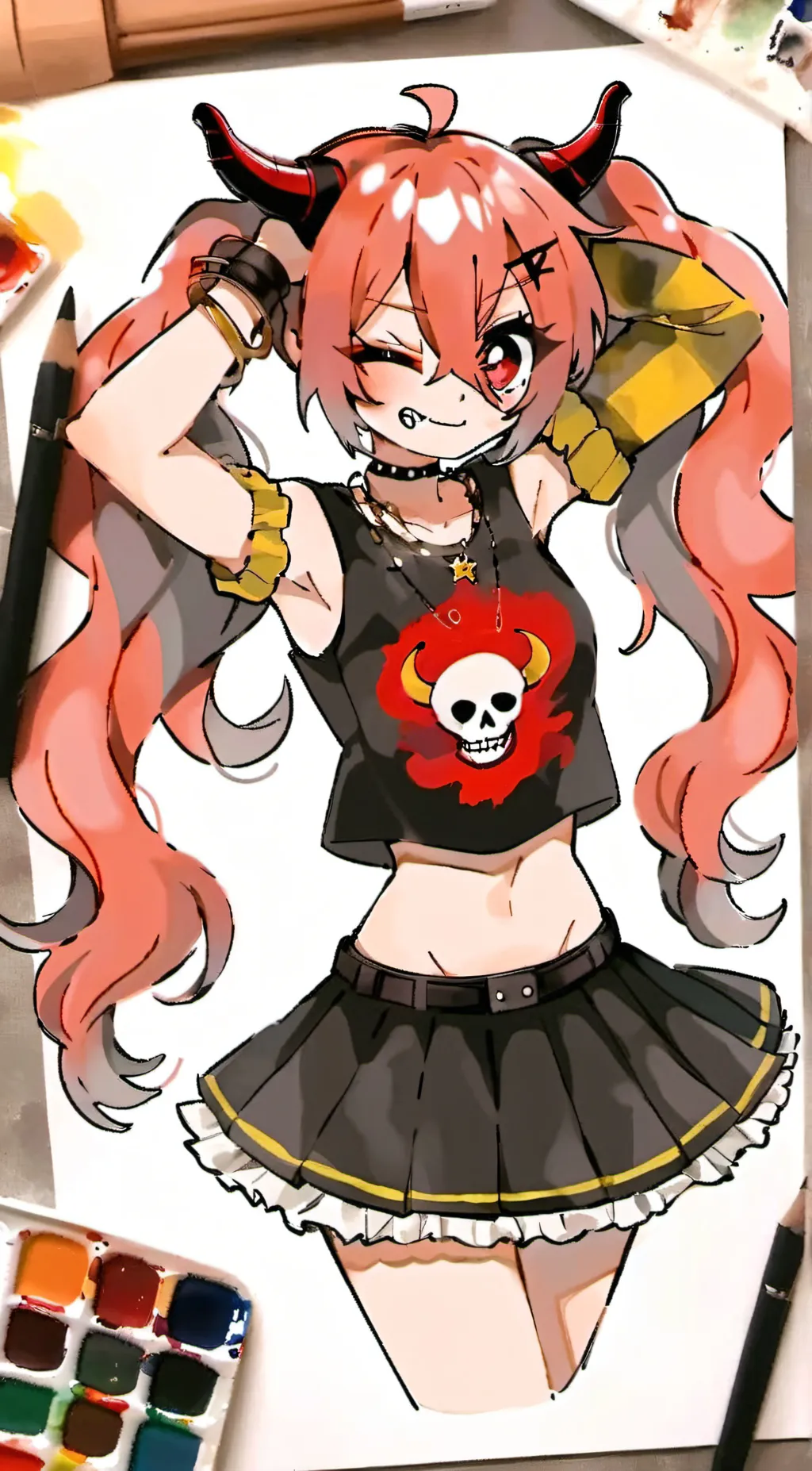 ai character: Cherri bomb background