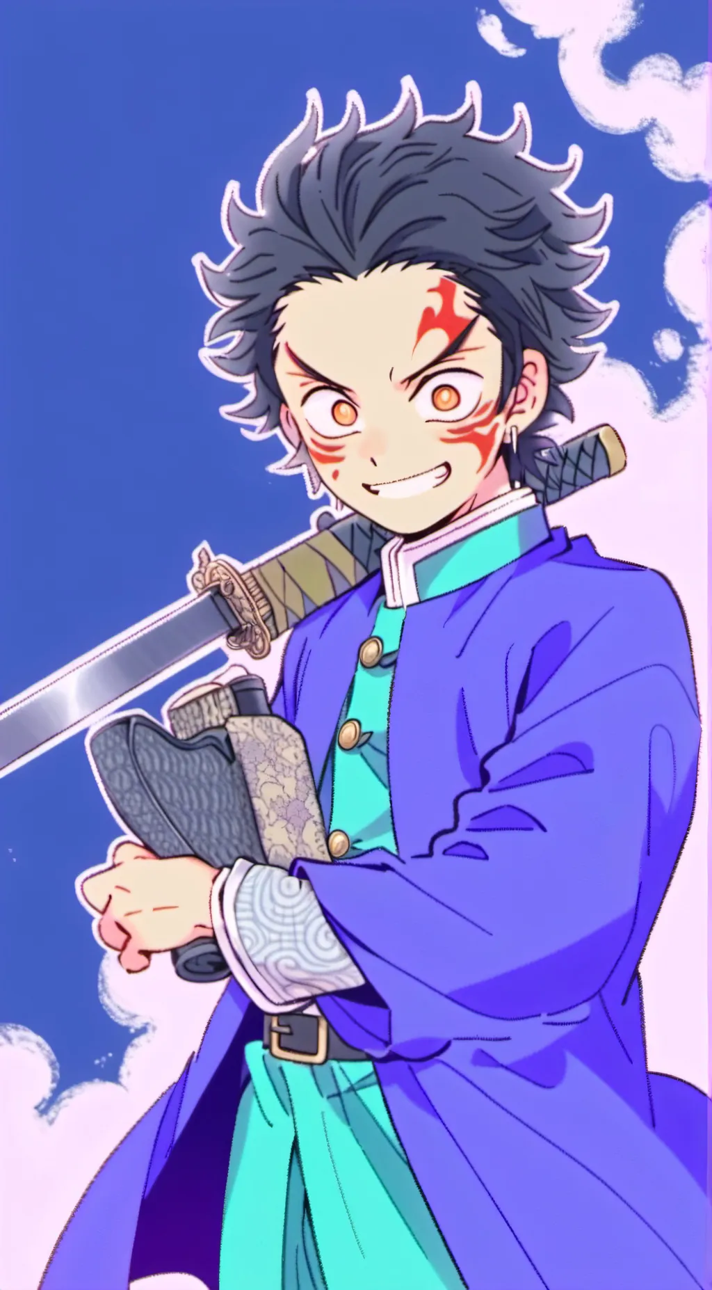 ai character: Genya Shinazugawa background