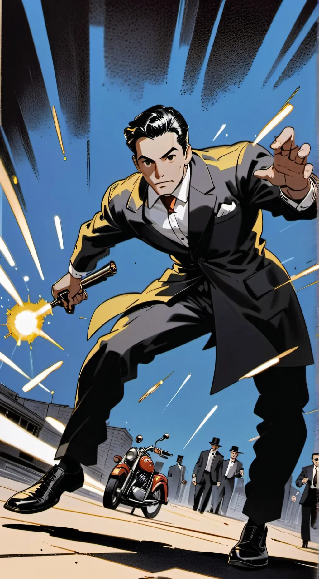 ai character: texting Mafia  background
