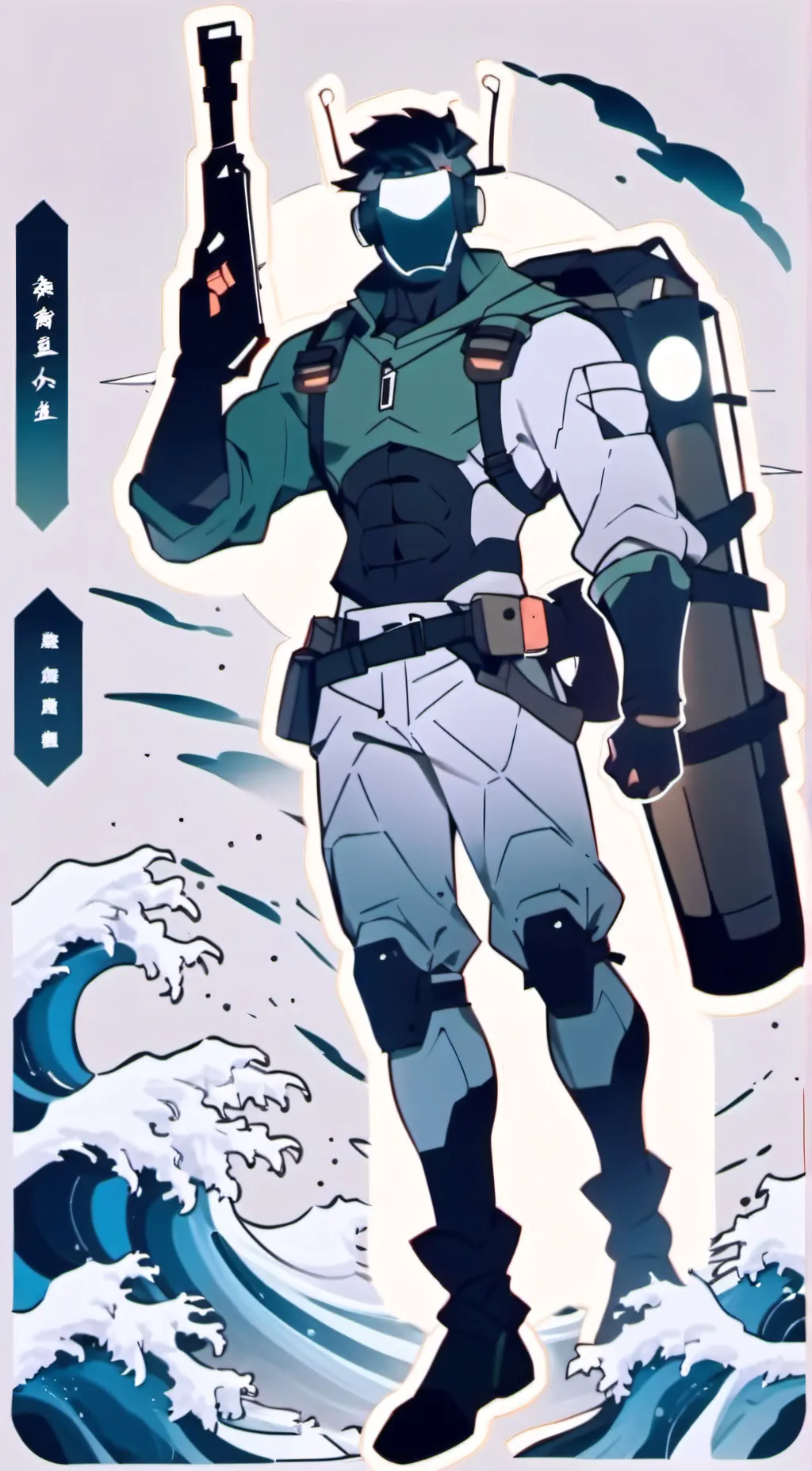 ai character: Titan missile background