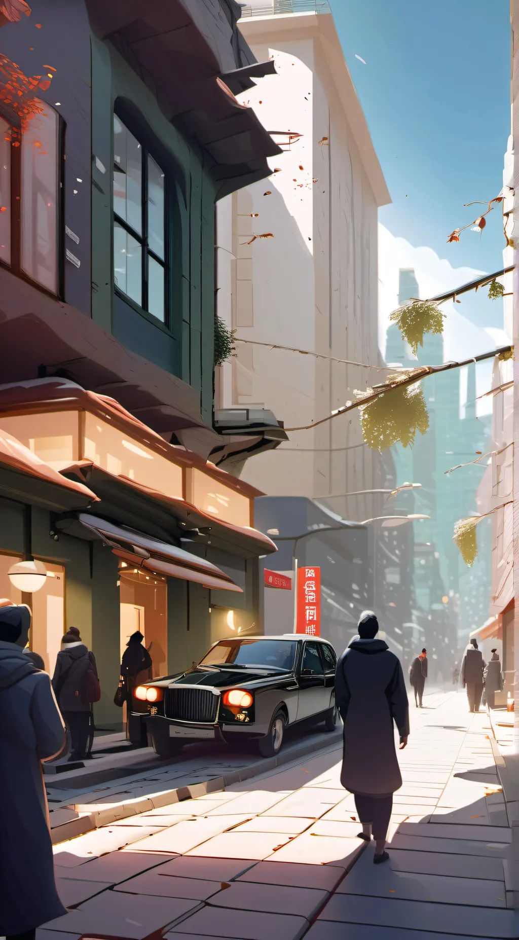 ai character: MHA in the CITY!  background