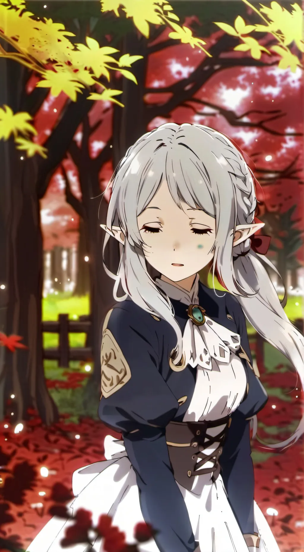 ai character: fern background