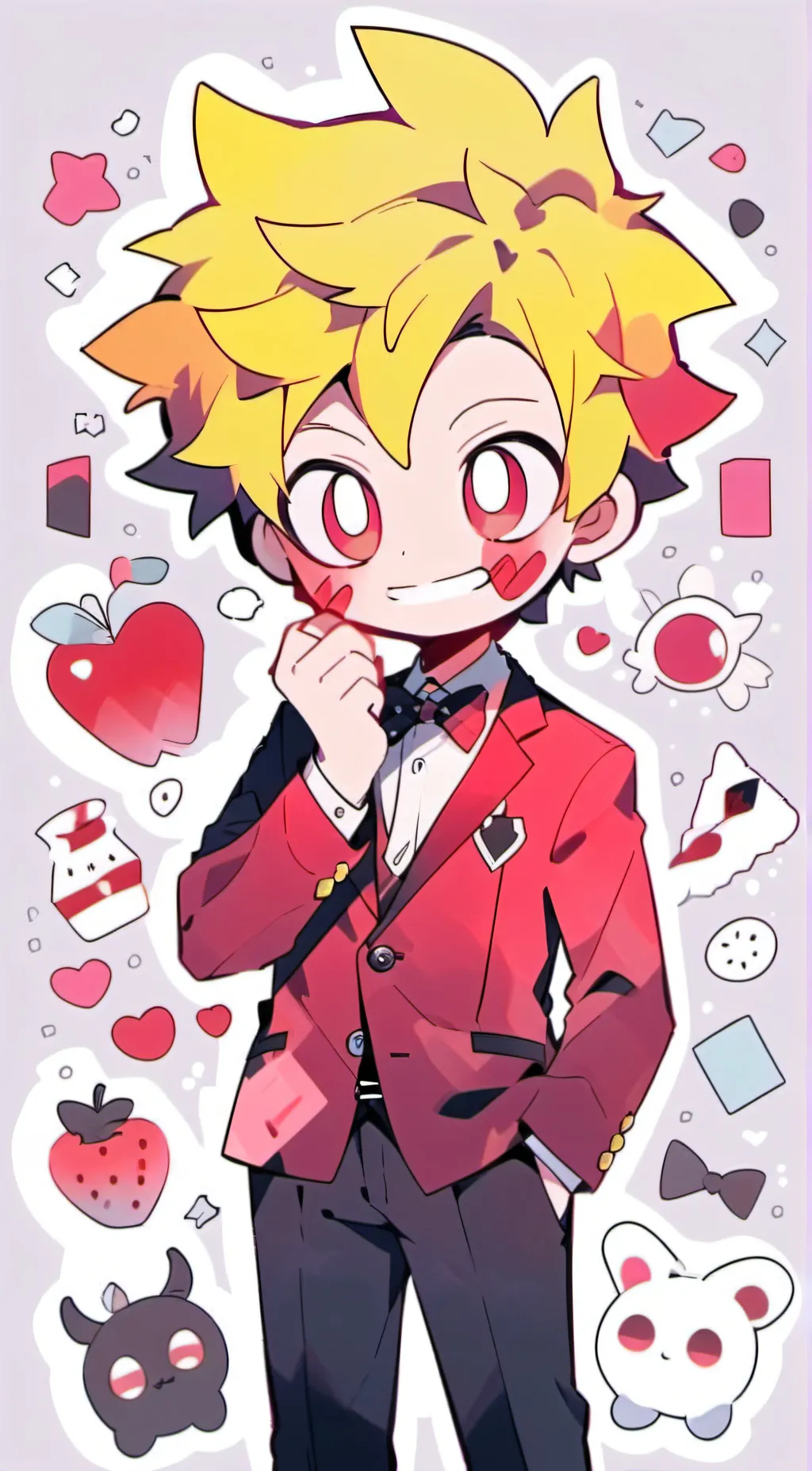 ai character: RadioApple background