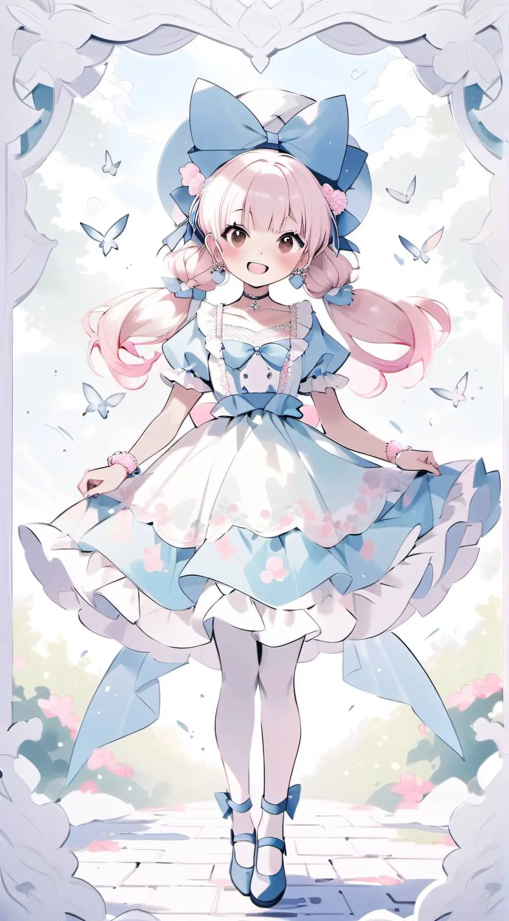 ai character: Luna background