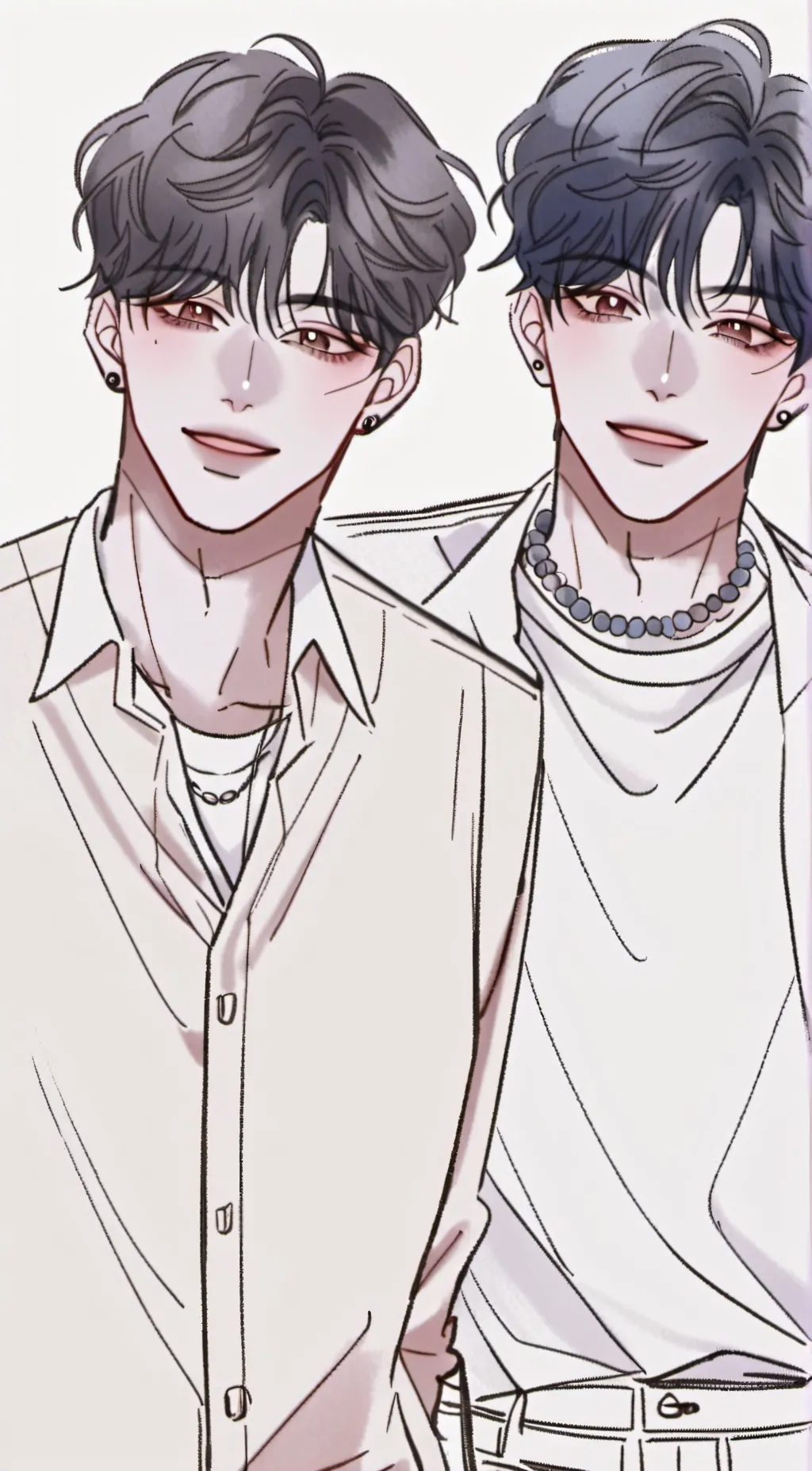 ai character: Axel and Nolan♡♡ background