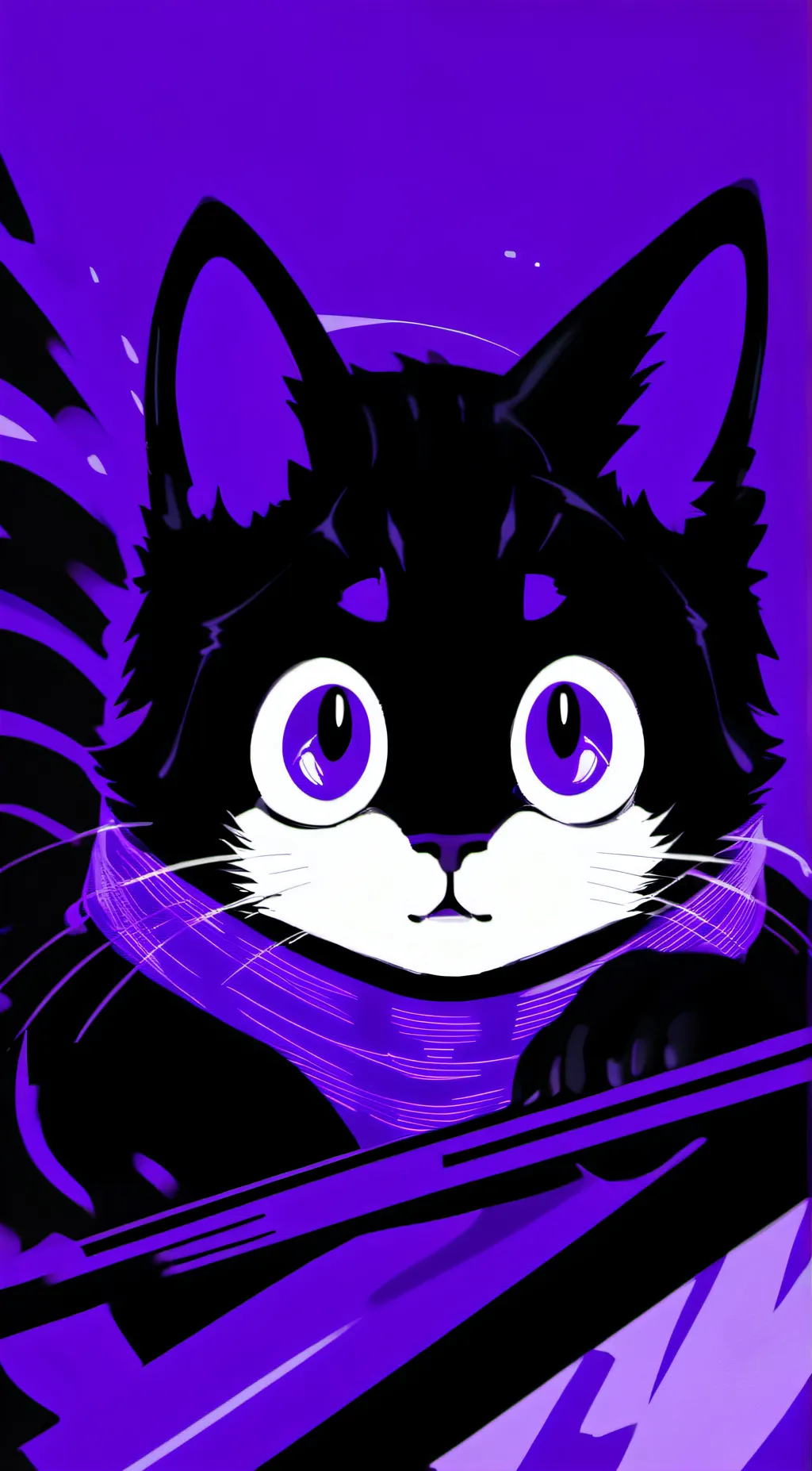 ai character: cat nap  background
