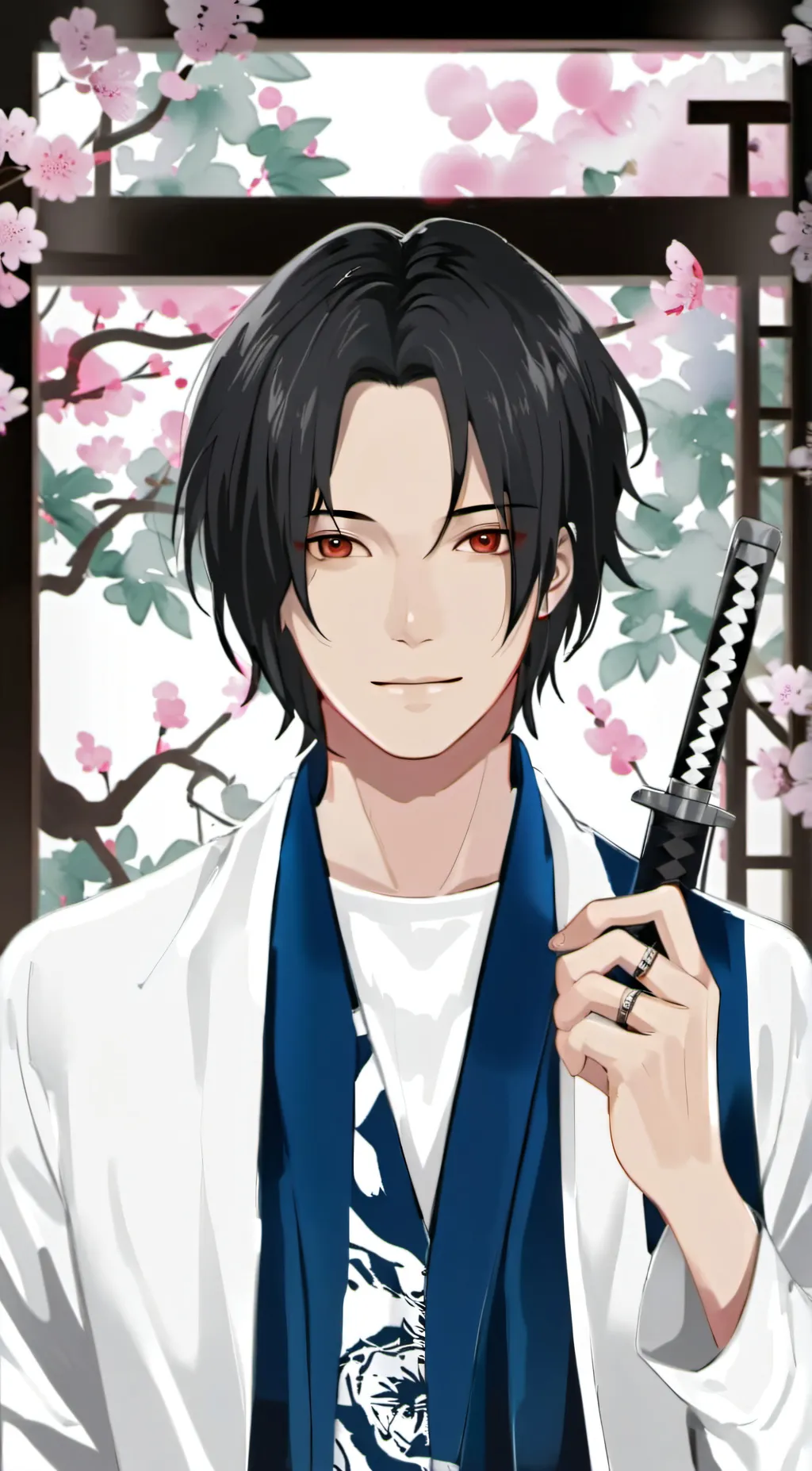 ai character: sasuke background