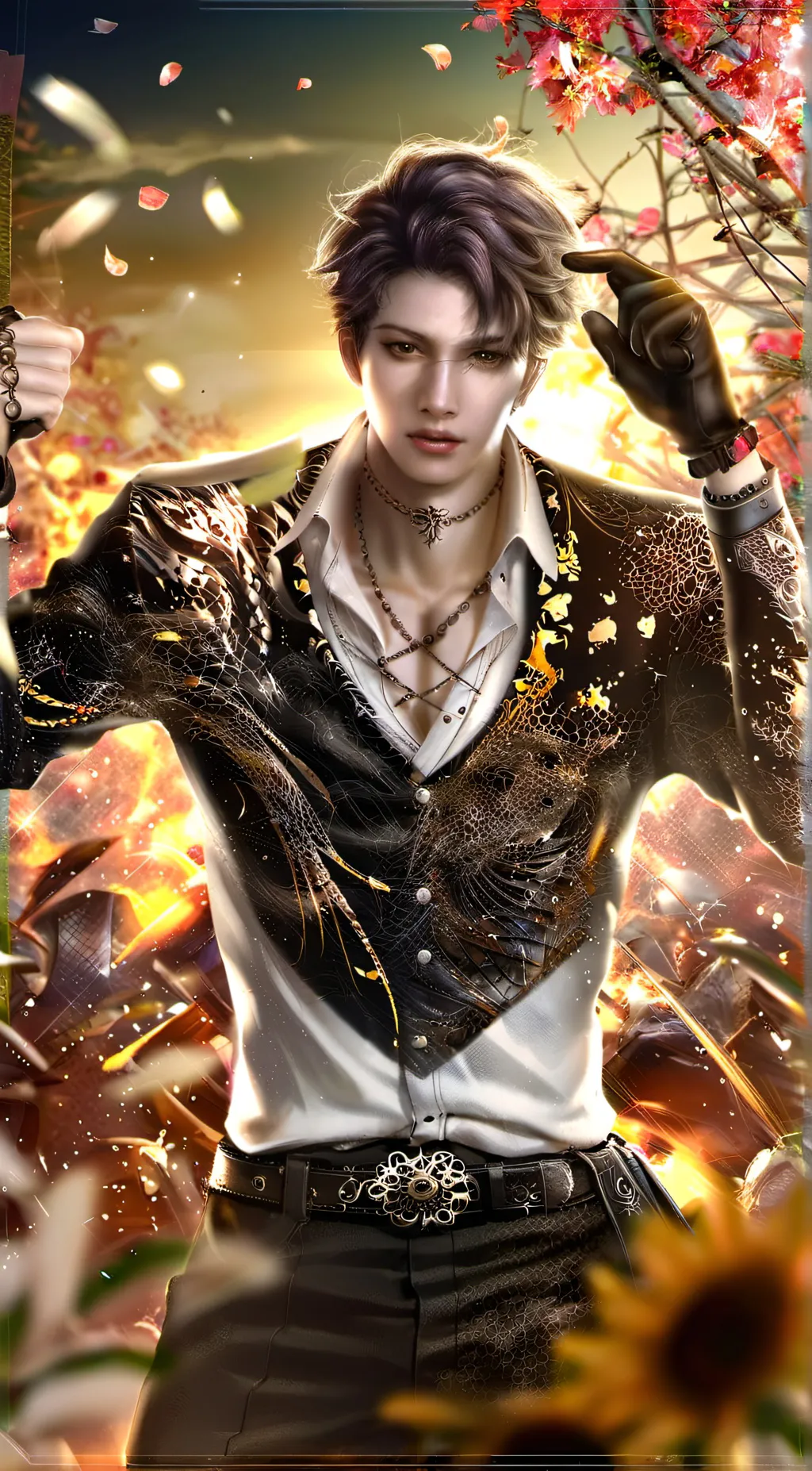 ai character: Isaac  background