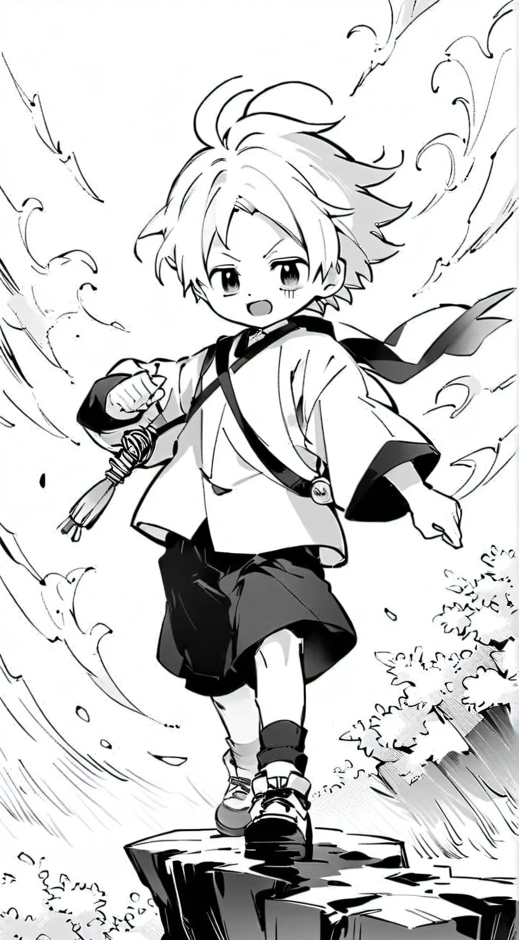 ai character: deku background