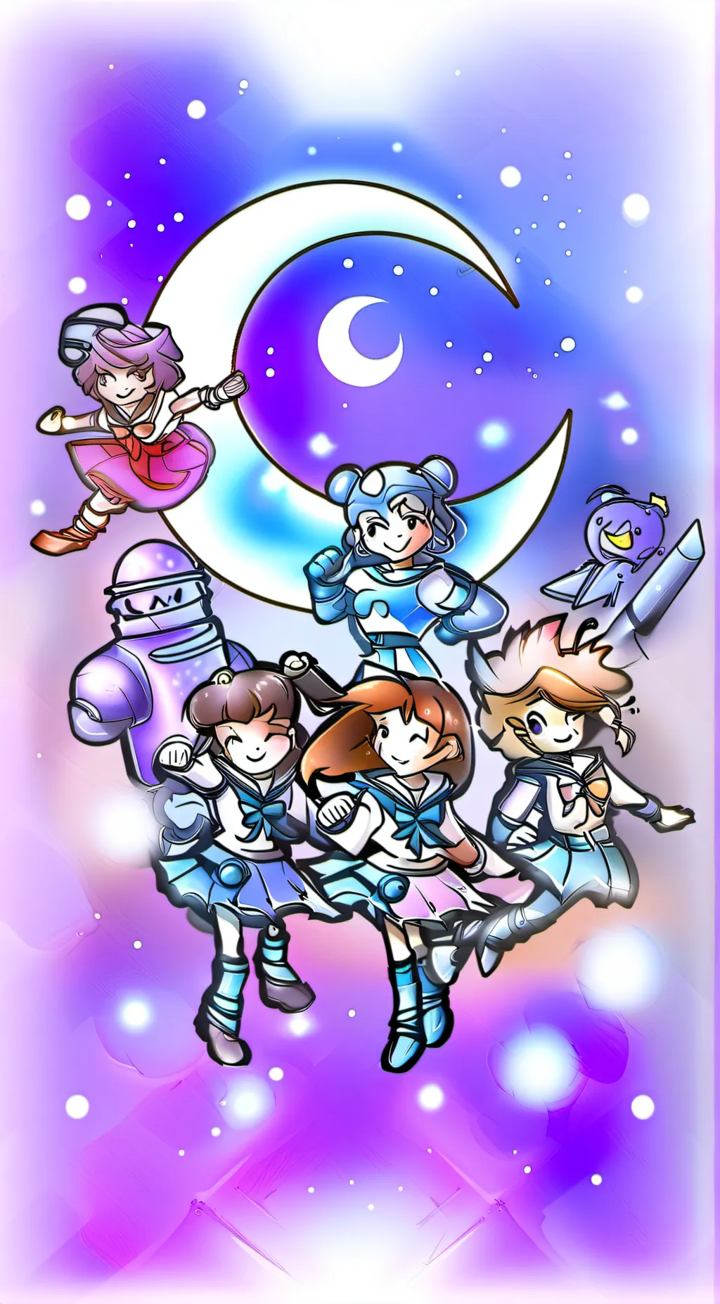 ai character: MMS X SM background