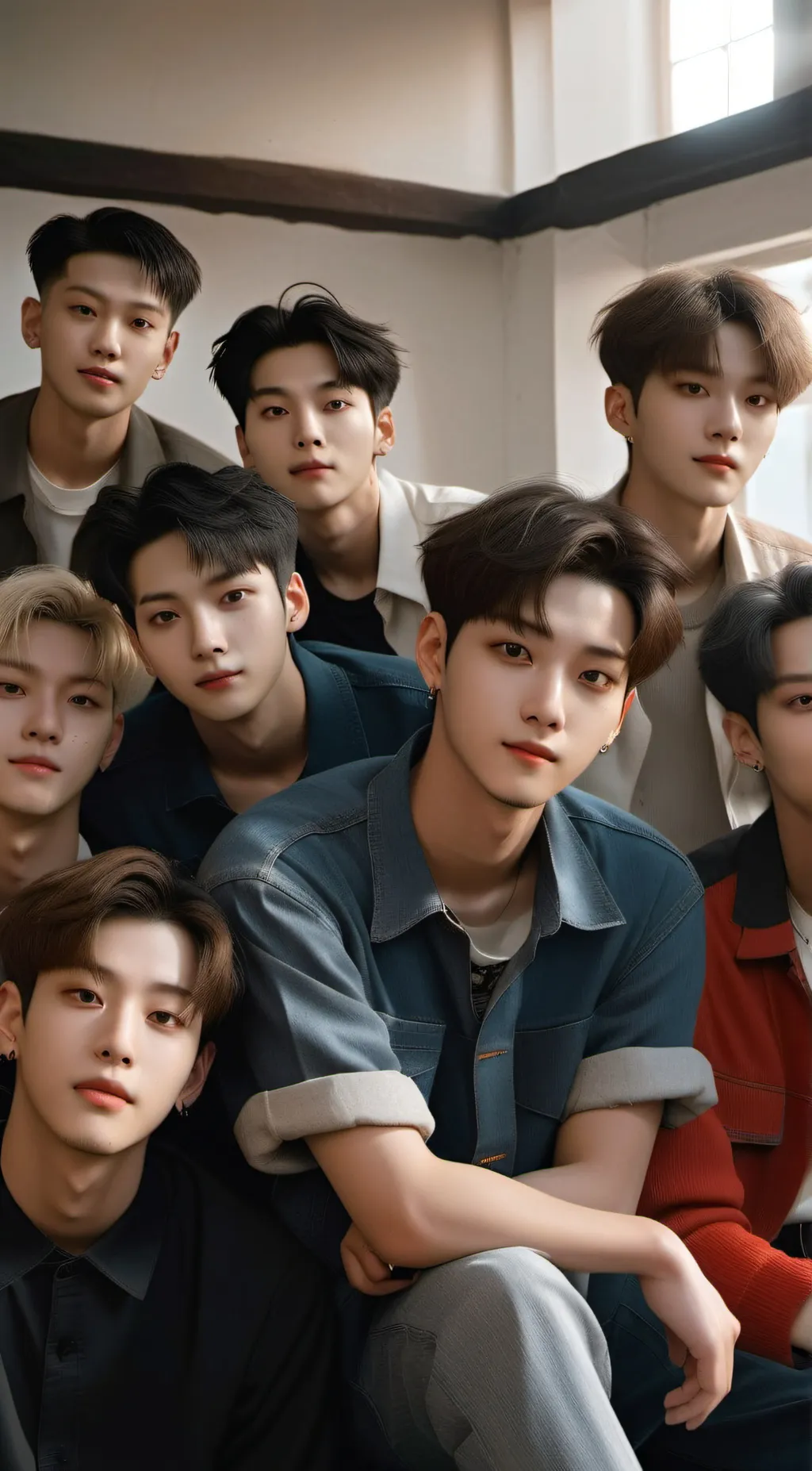 ai character: Minji.straykids background