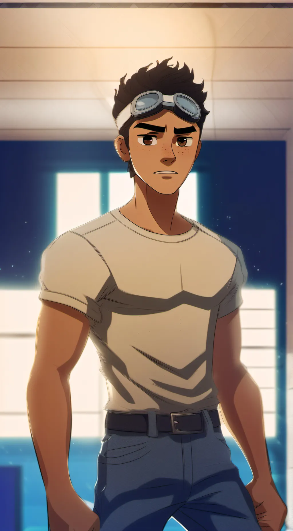ai character: Rex Salazar  background