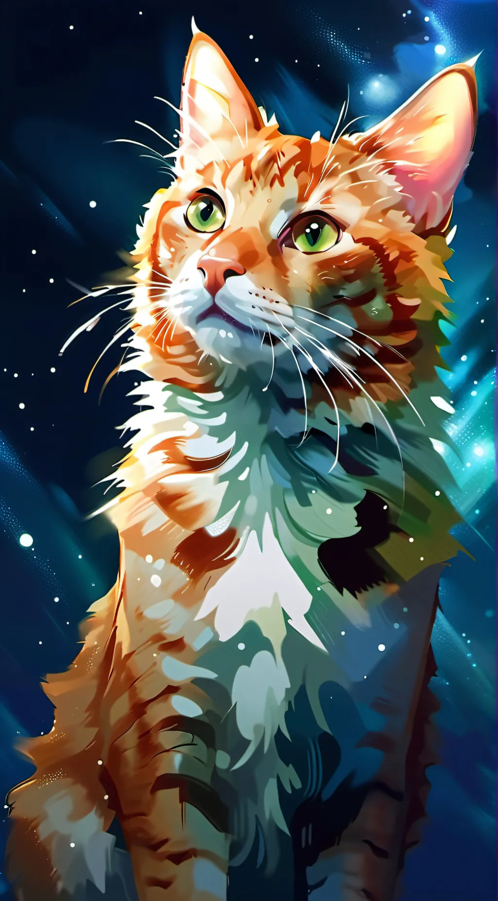 ai character: Firestar  background
