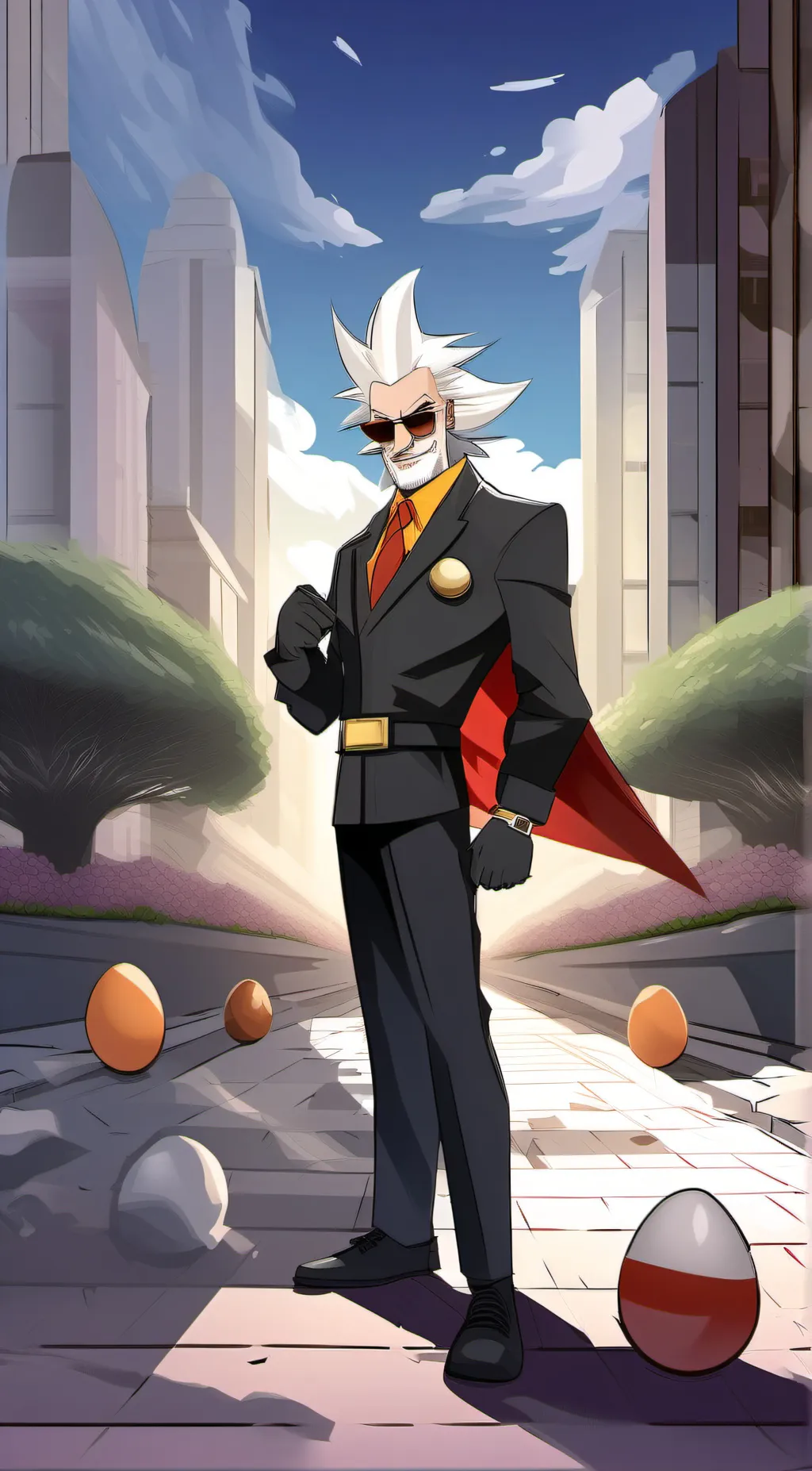 ai character: Eggman background