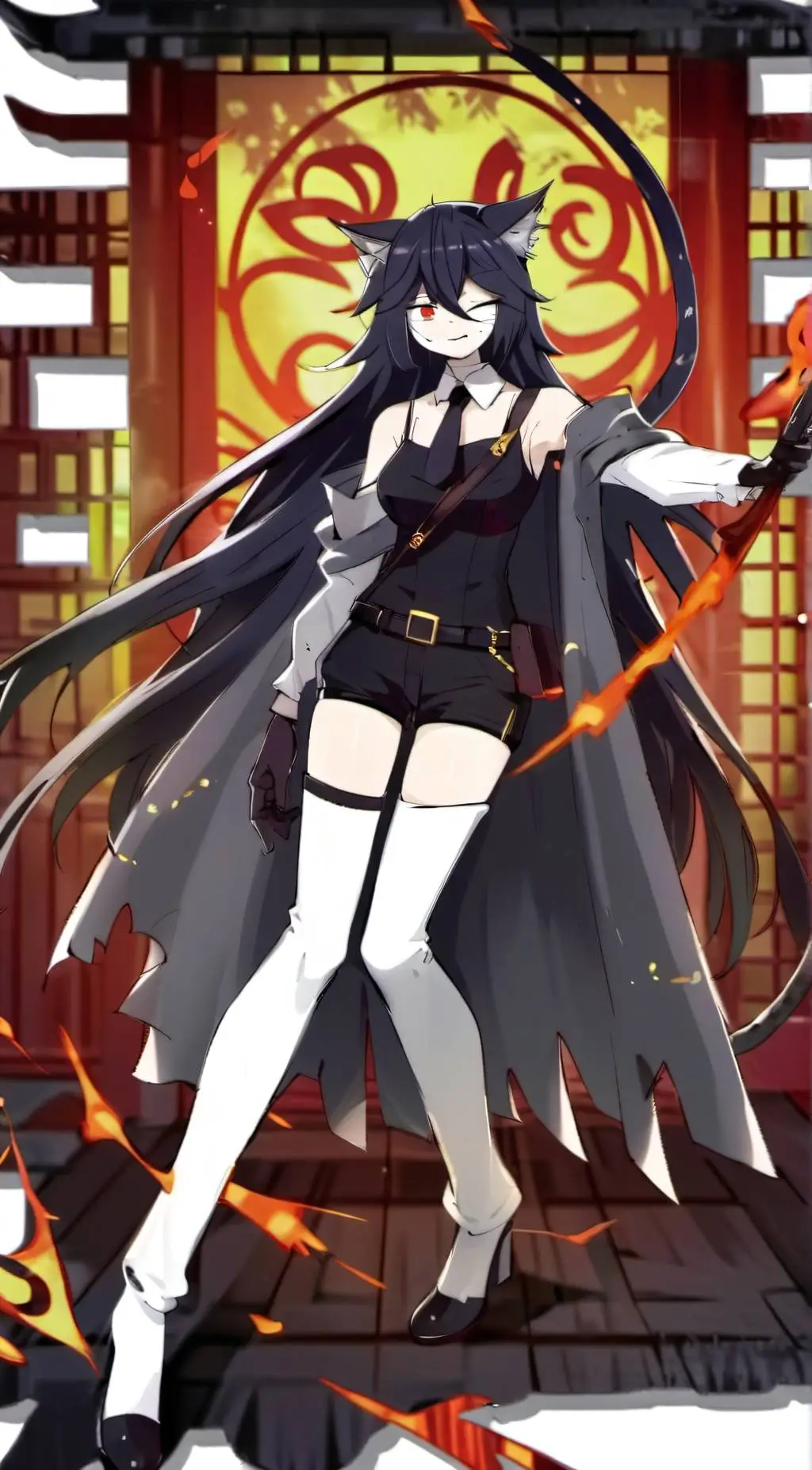 ai character: Miss circle(more) background