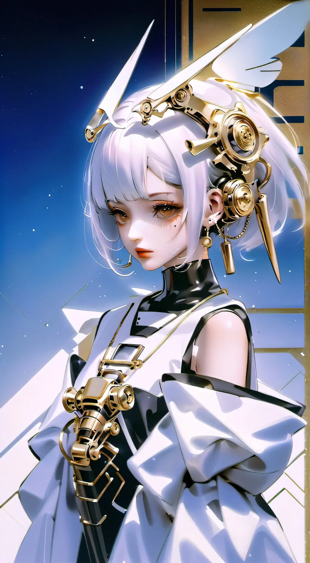 ai character: Sandy background