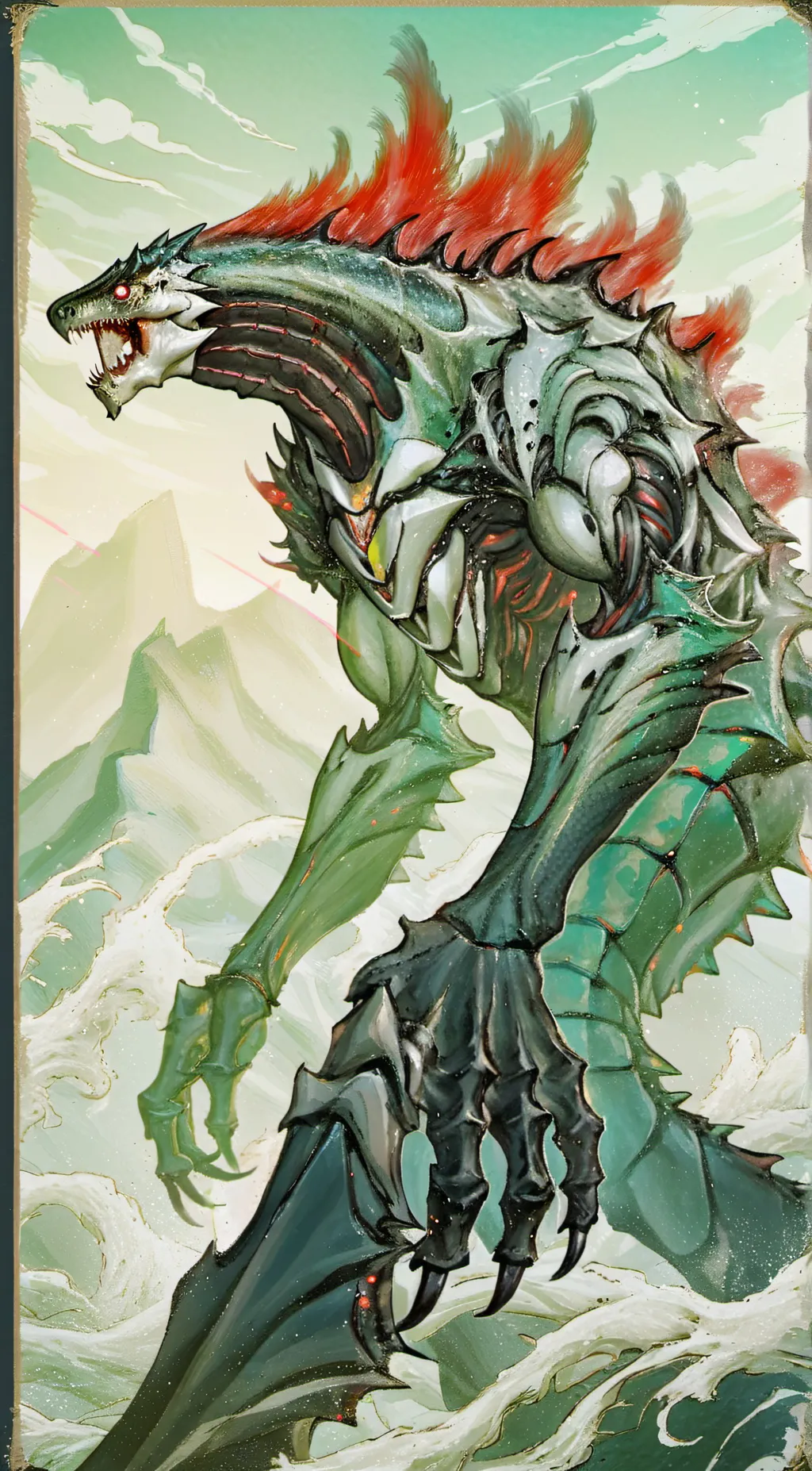 ai character: Godking background