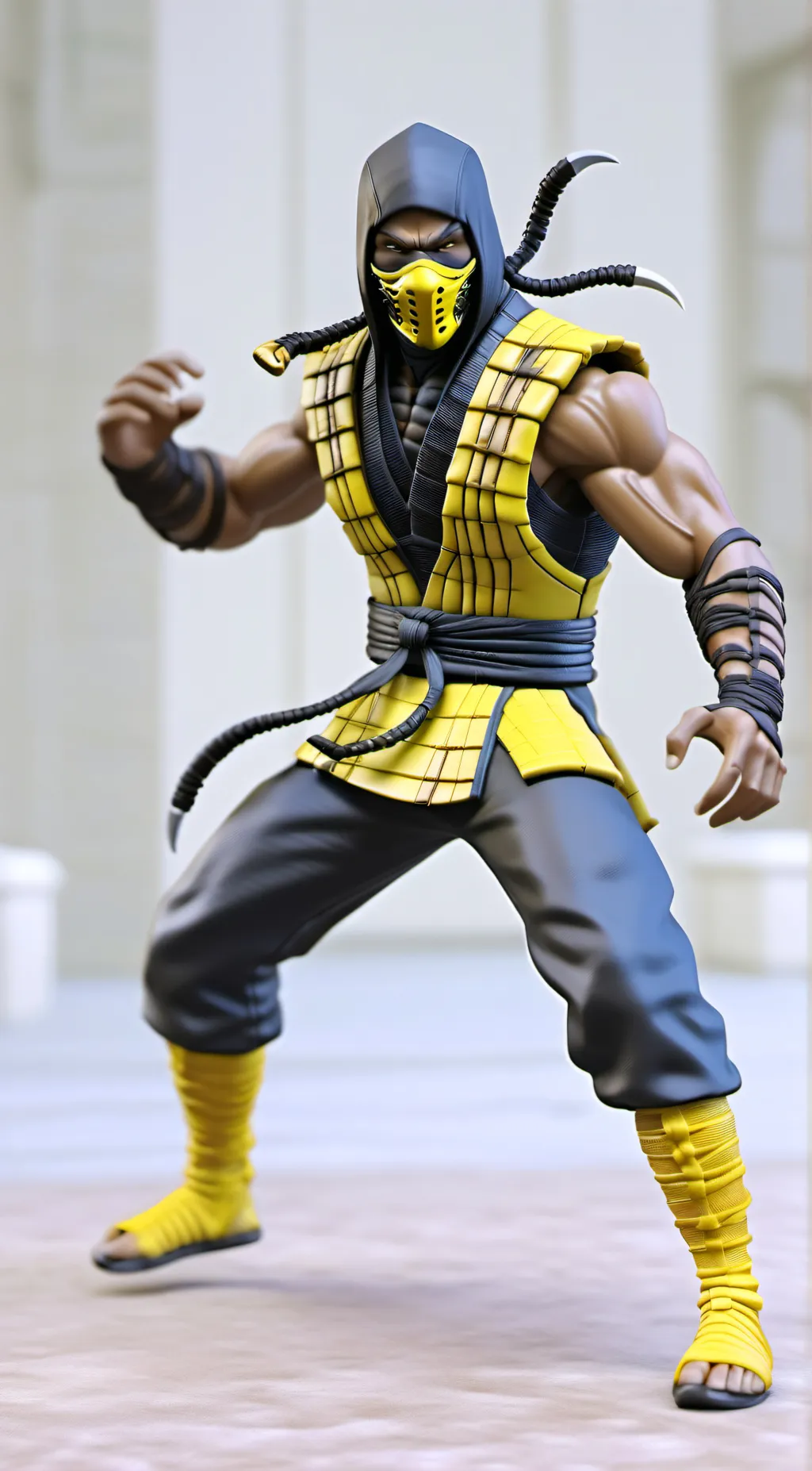 ai character: Scorpion background