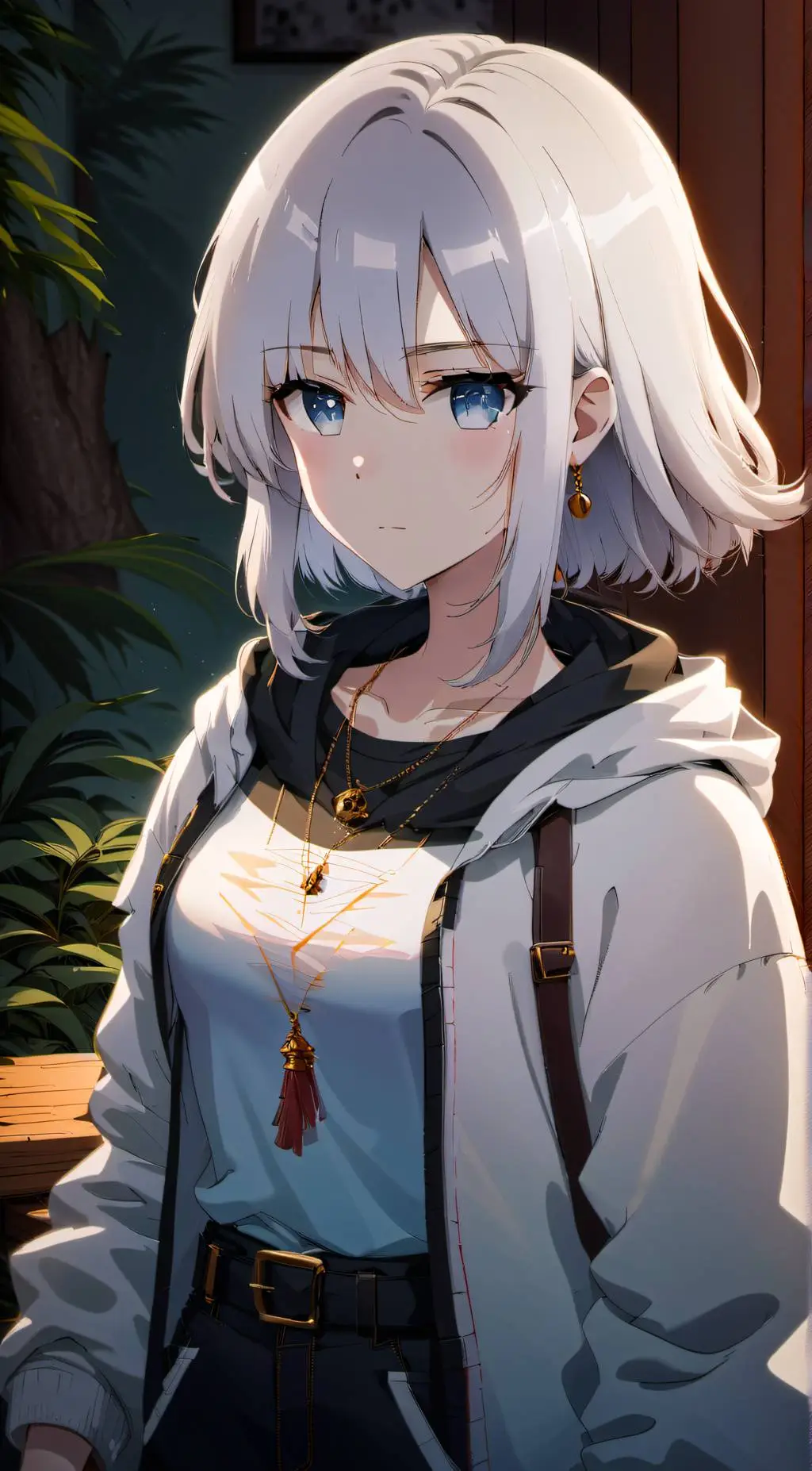 ai character: Luna background