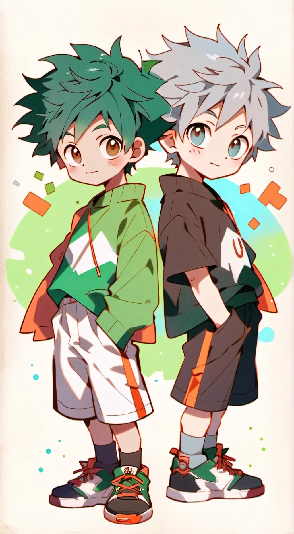 ai character: Gon and killua background