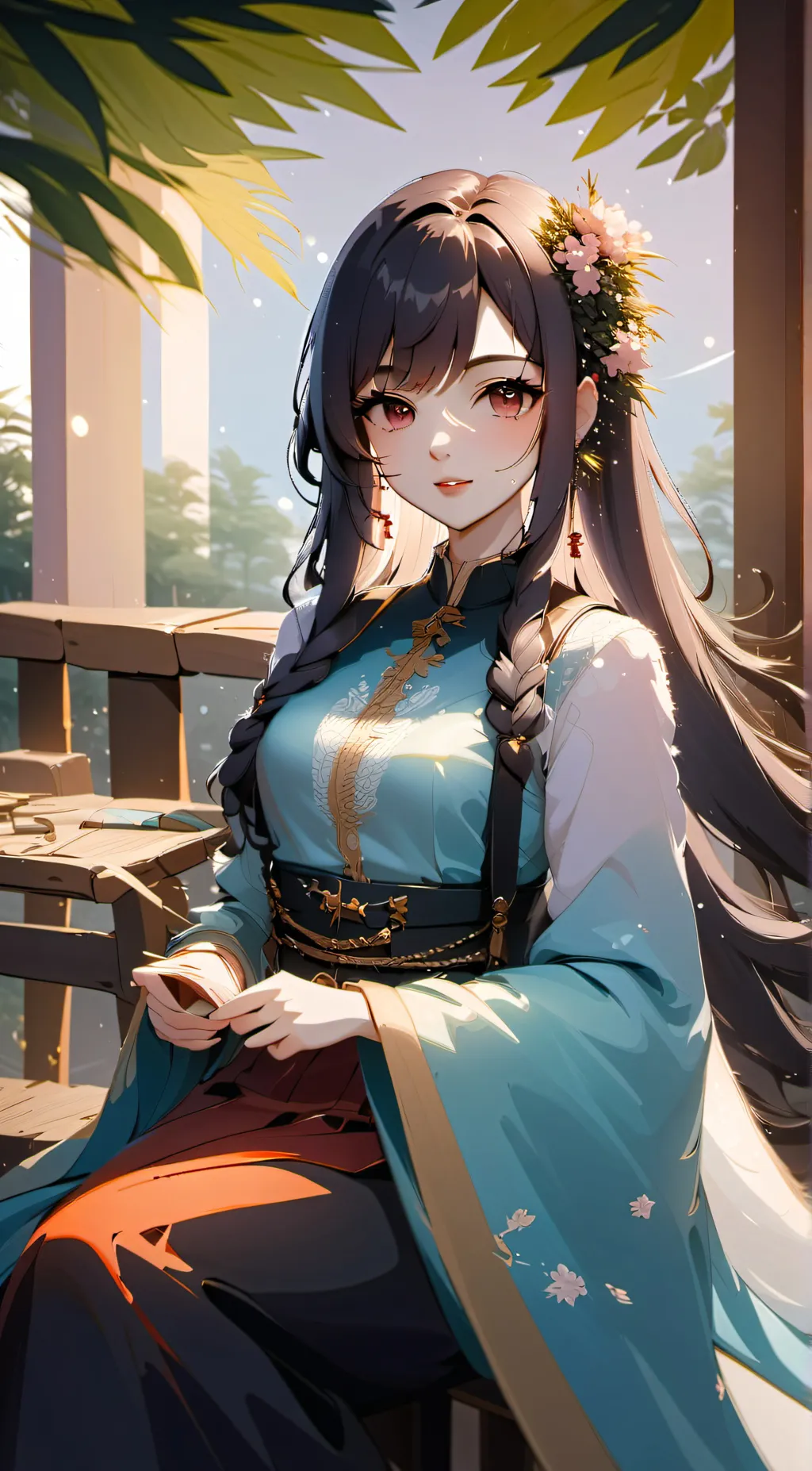 ai character: ella background