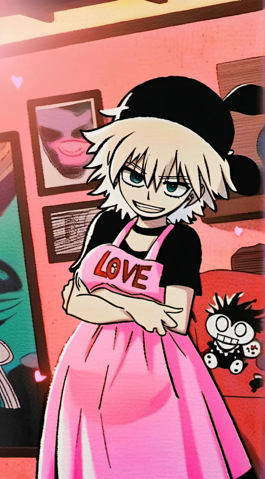 ai character:  Bakugou / bf background