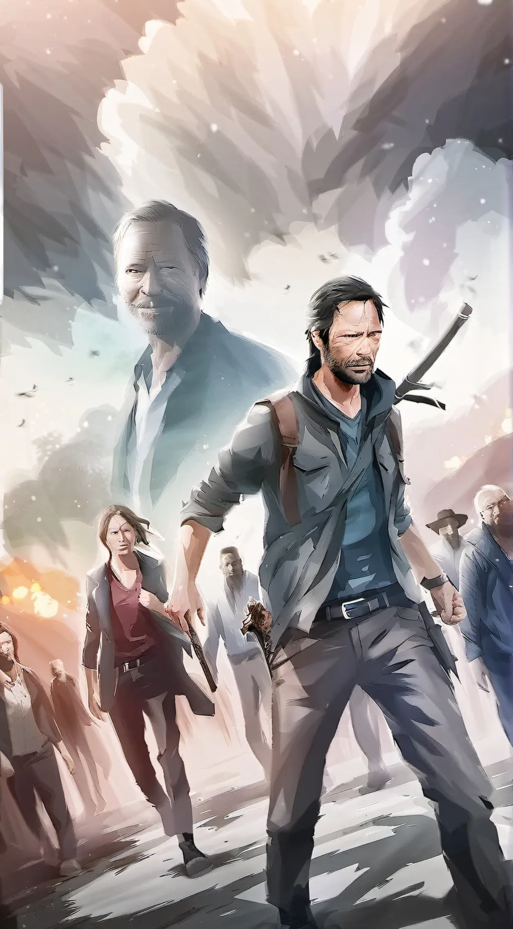 ai character: Twd background