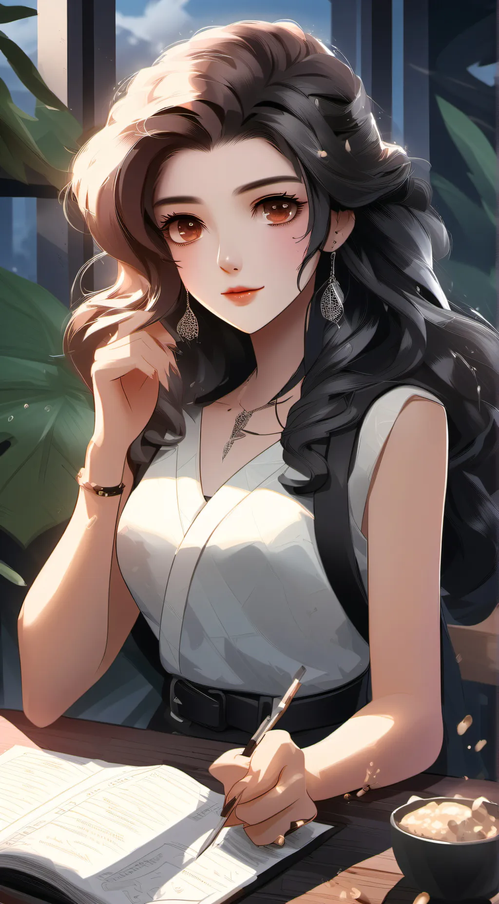 ai character: smiling critters  background